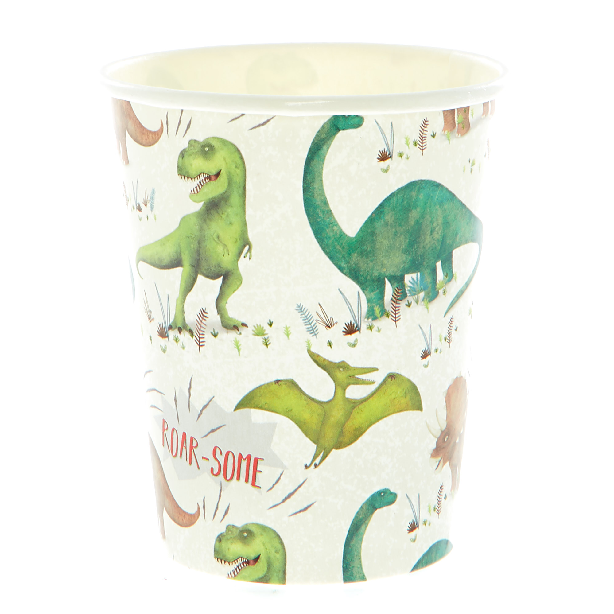 Roar-Some Dinosaur Party Tableware & Decorations Bundle - 8 Guests