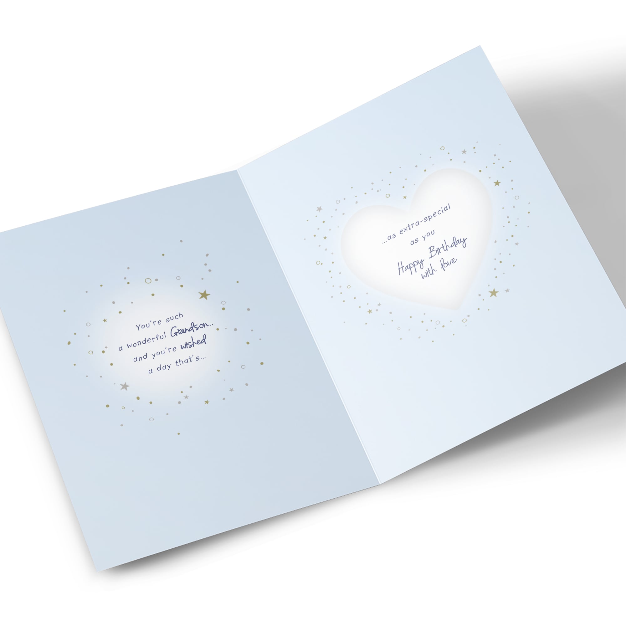 Hugs Birthday Card - Campervan Stargazing, Grandson