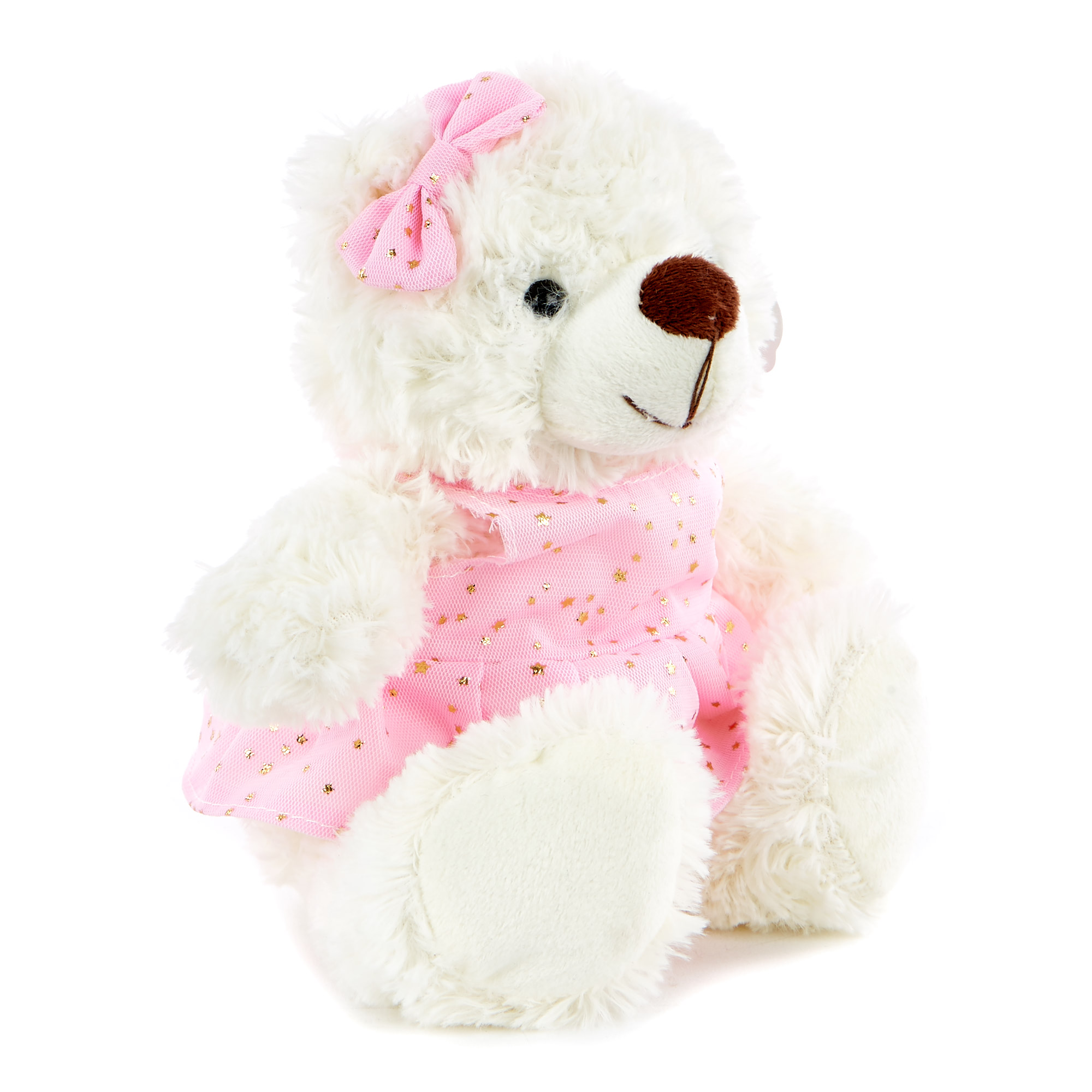 Teddy Bear In A Dress Soft Toy
