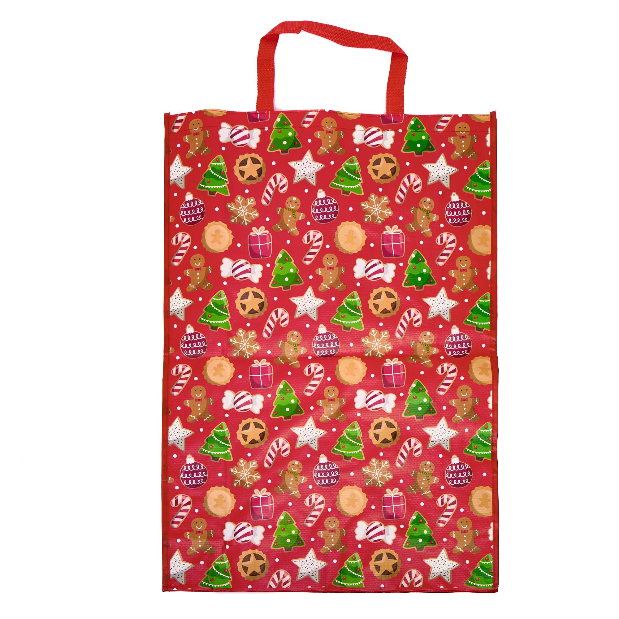 Gingerbread Jumbo Reusable Bag,  Gingerbread Jumbo Reusable Bag
