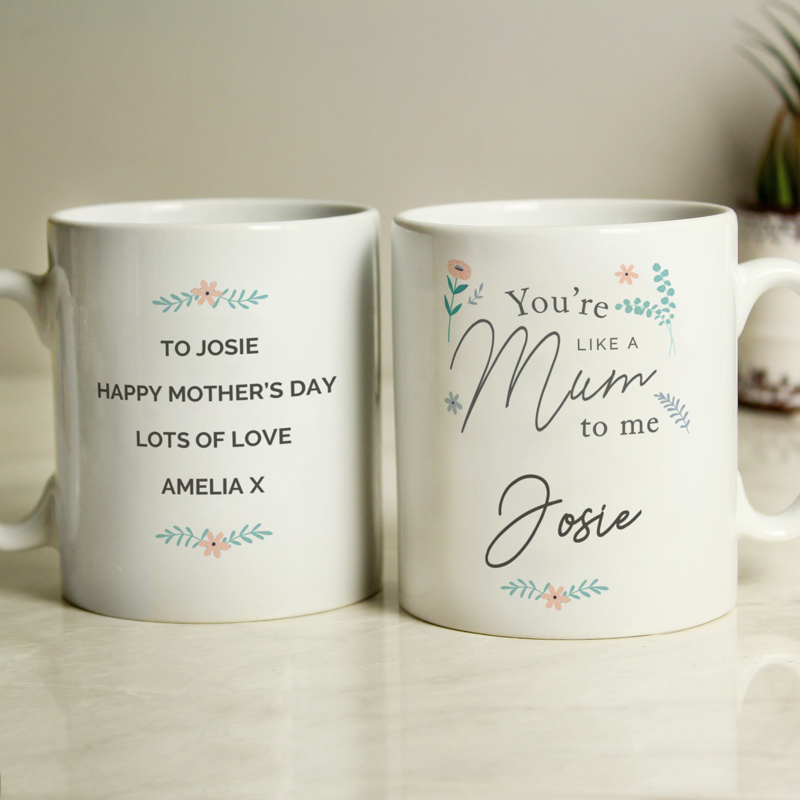 Personalised You're Like A Mum To Me Mug