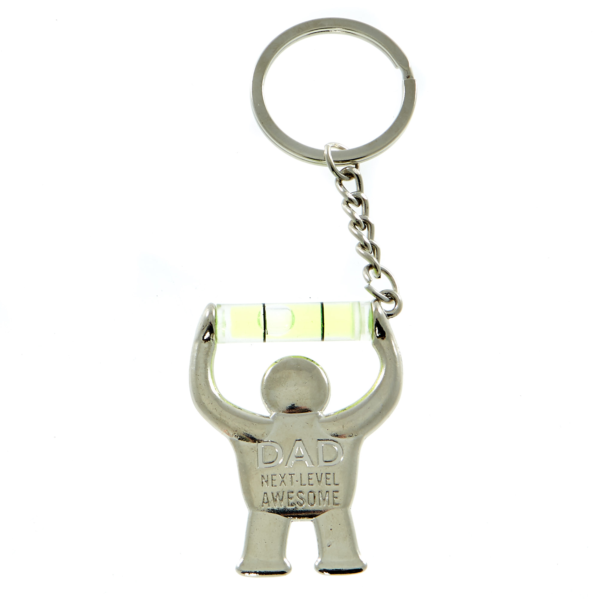 Dad Spirit Level Keyring 