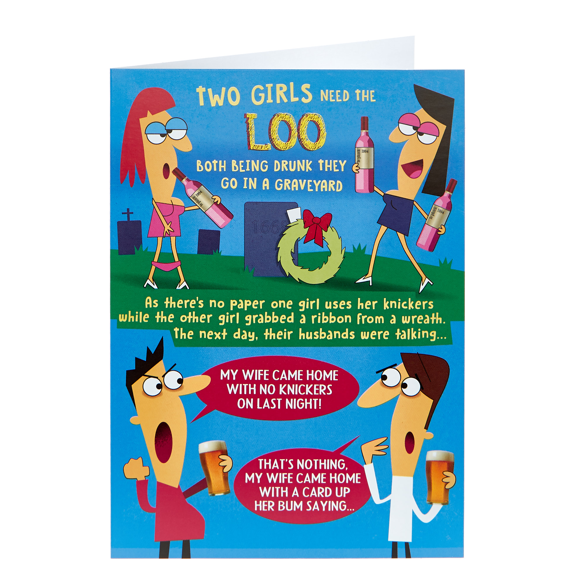 Any Occasion Card - Two Girls Need The Loo