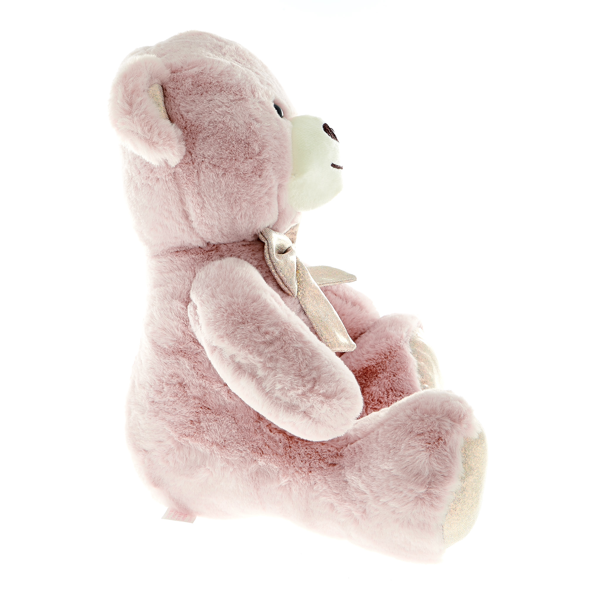 Pink Fluffy Bear Soft Toy 