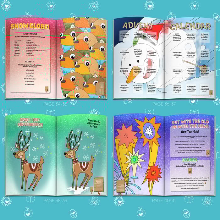 Personalised 'Beat The Book Of Christmas' Book