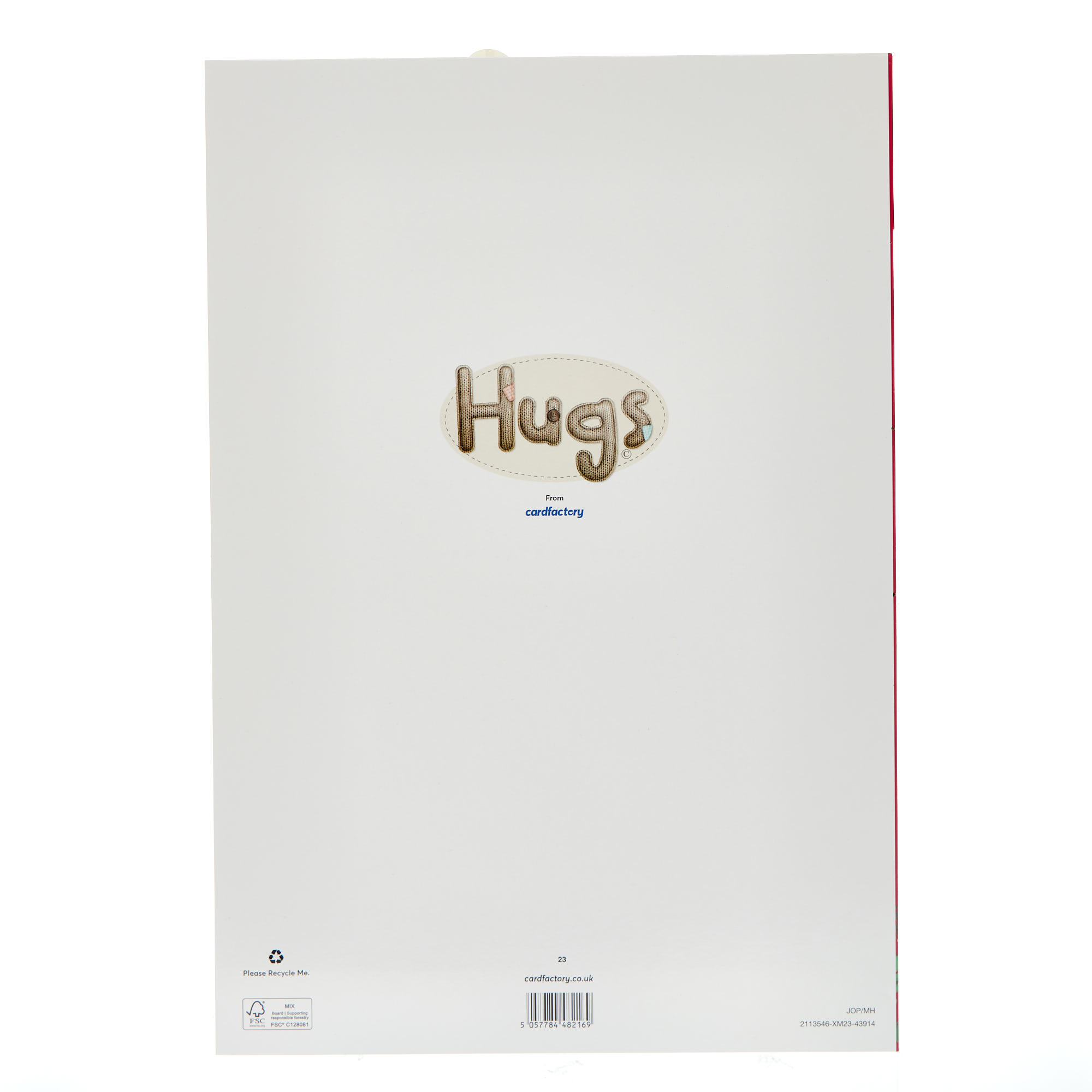 Mum & Dad Hugs Bears & Heart Christmas Card