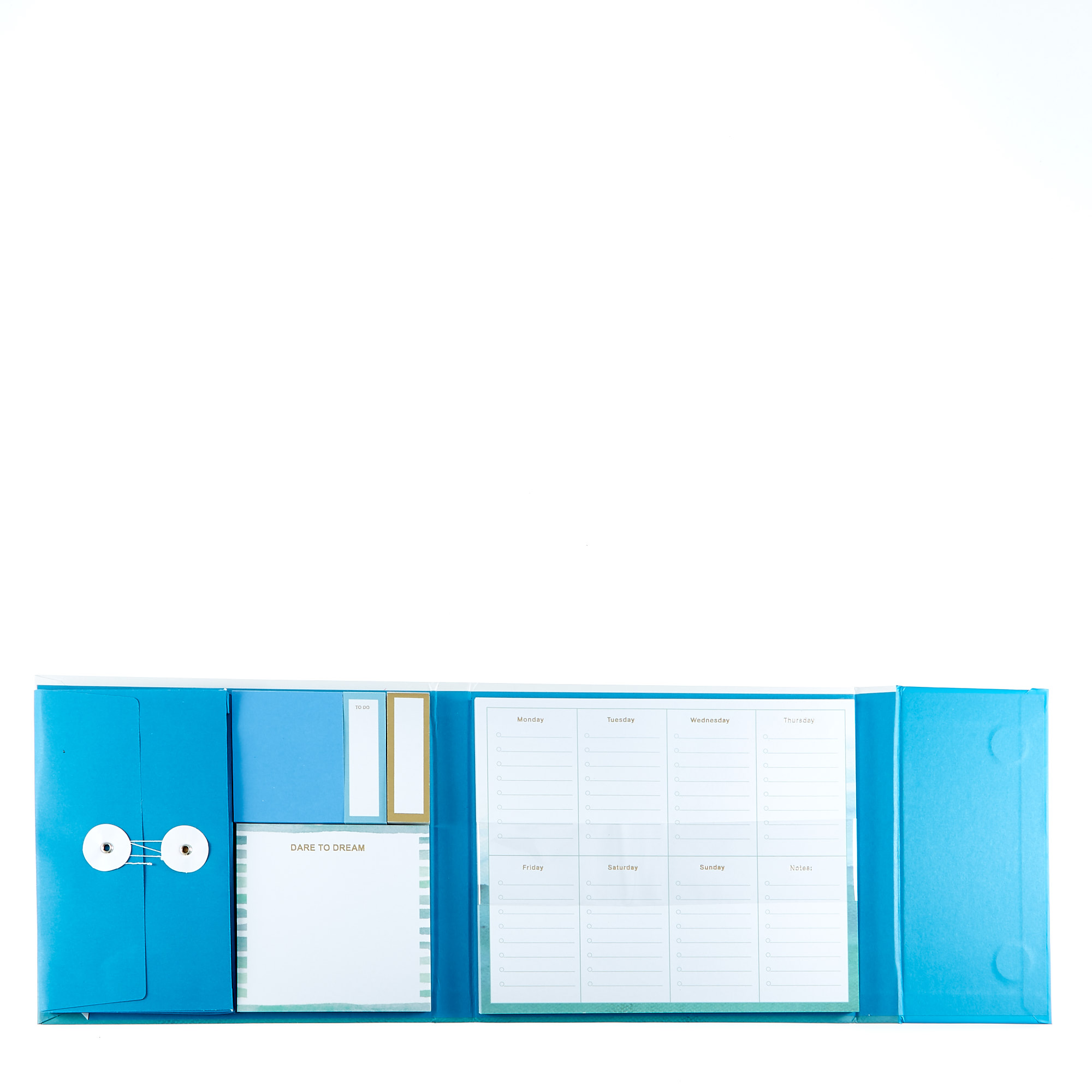 Blue Watercolour You Got This Sticky Note Set & Organiser