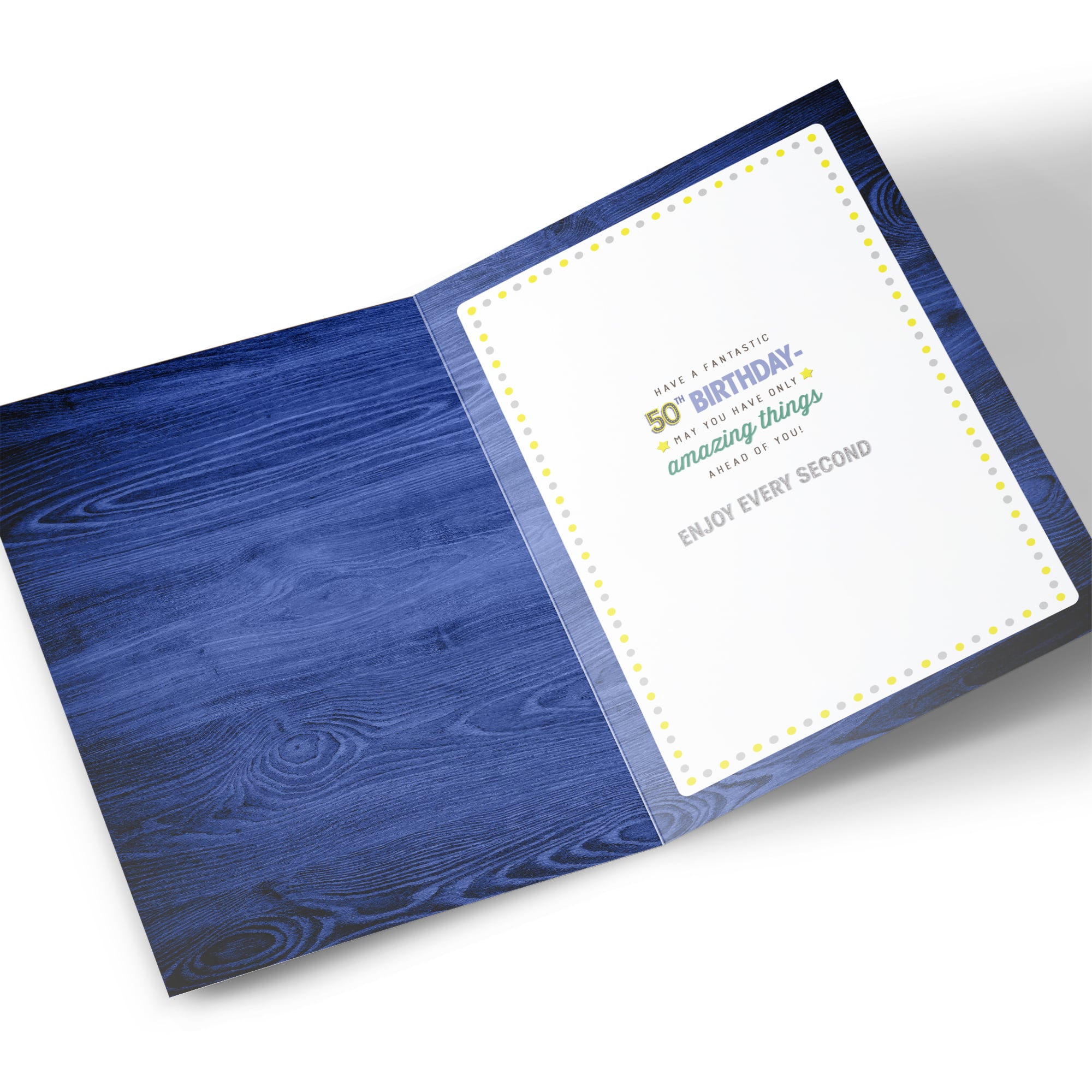 50th Birthday Card - For A Terrific Brother