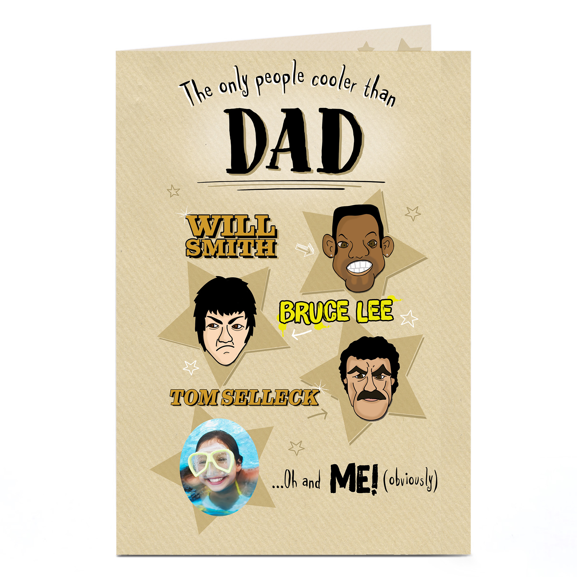 Photo Card - The Only People Cooler Than Dad