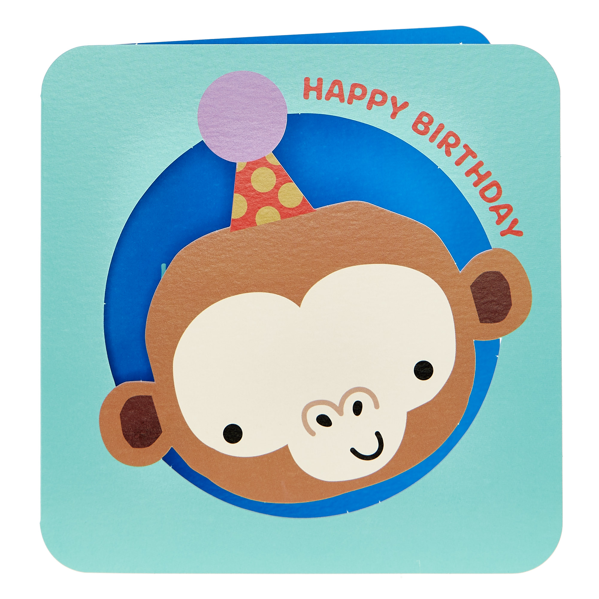 Cutouts Birthday Card - Party Monkey