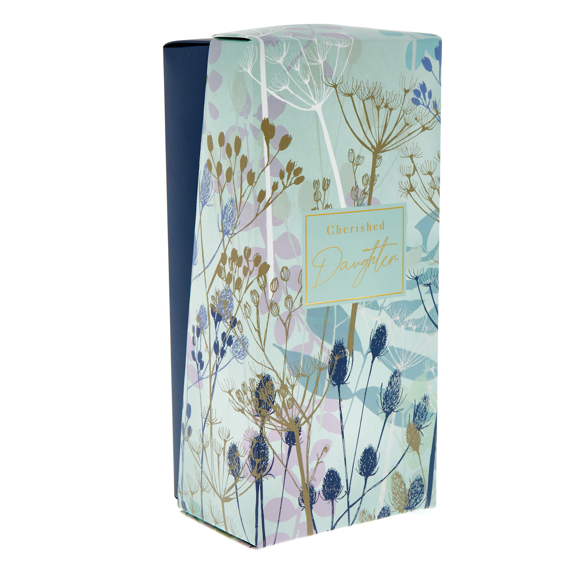 Cherished Daughter Wine Glass