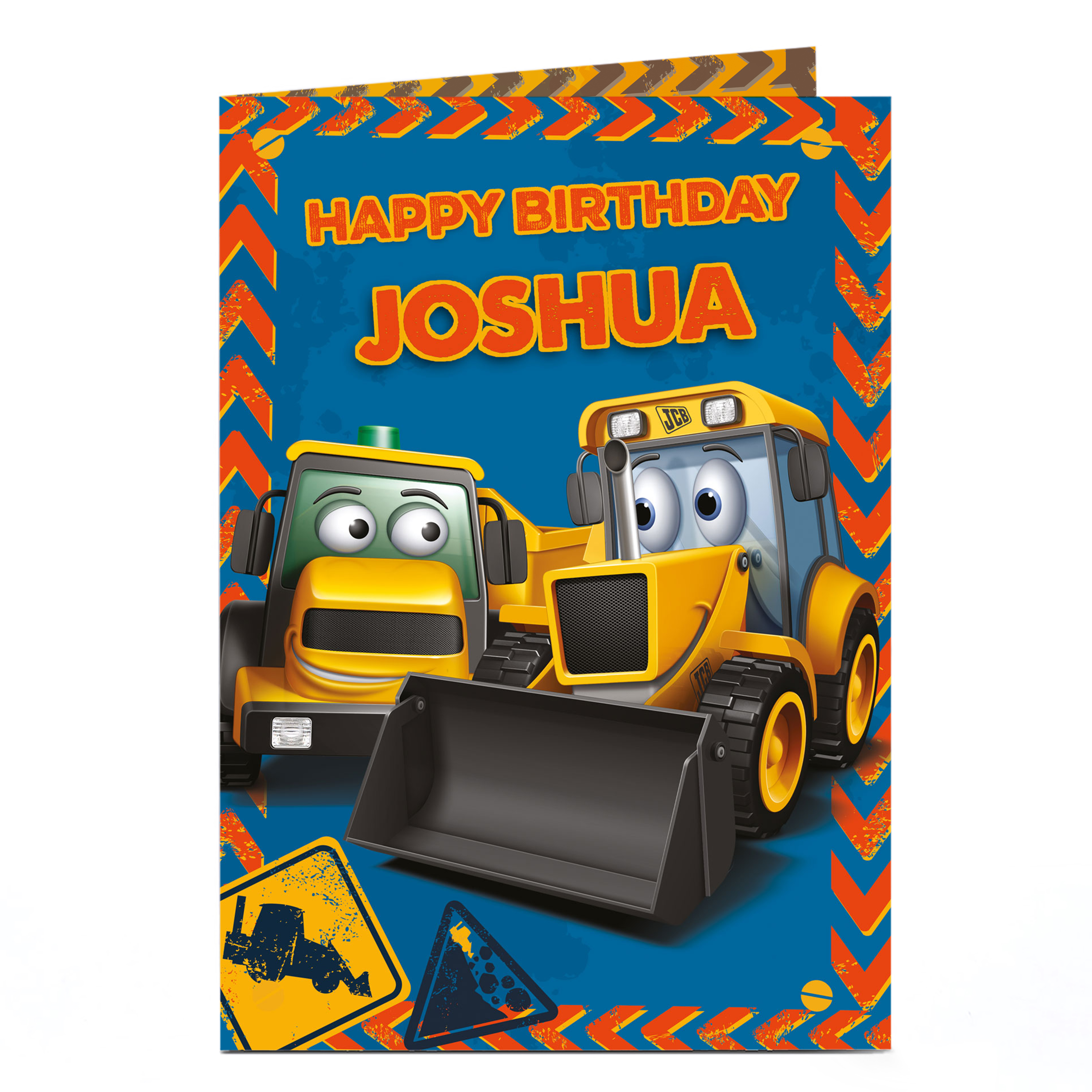 Personalised Birthday Card - My First JCB
