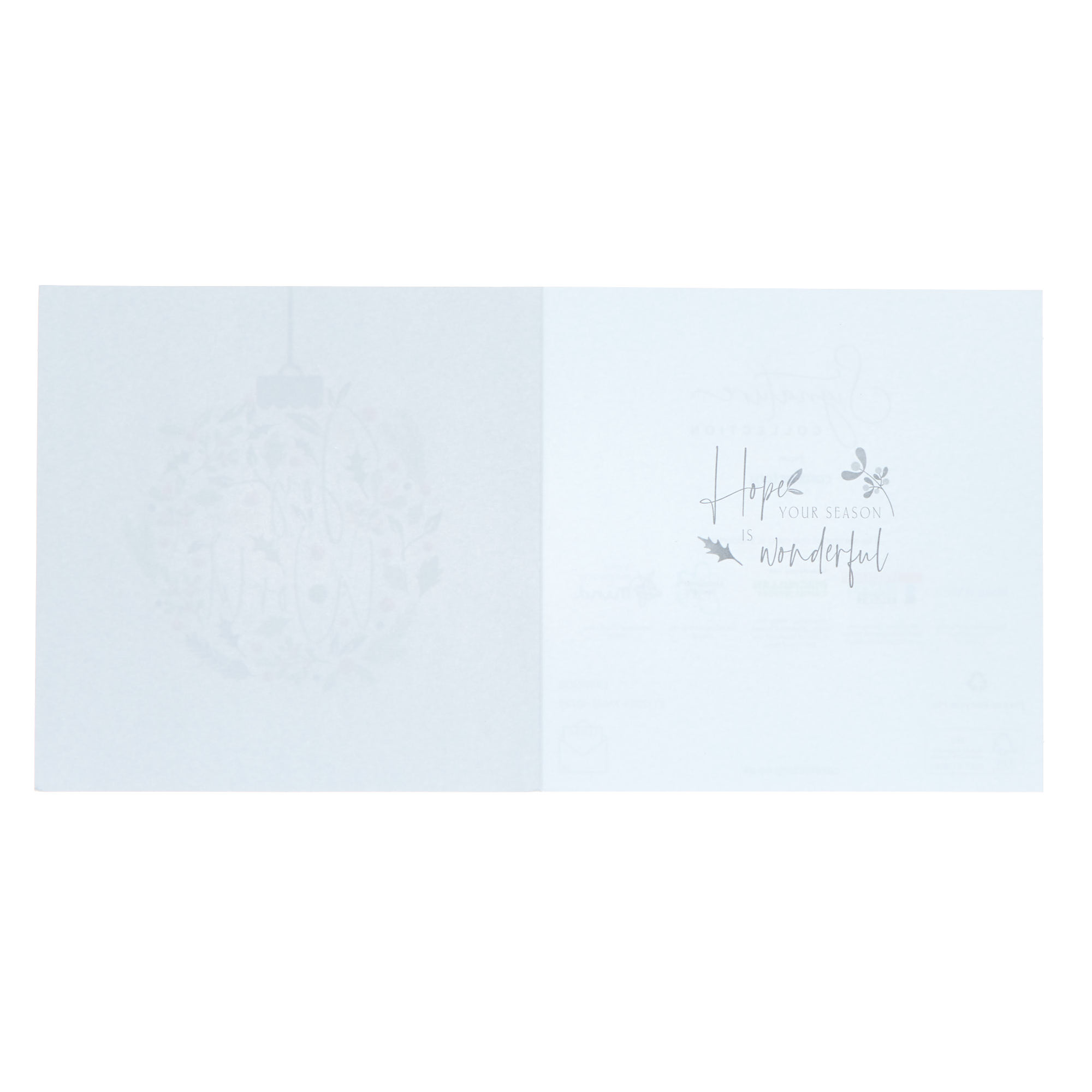 18 Charity Christmas Cards - Bauble & Tree (2 Designs)