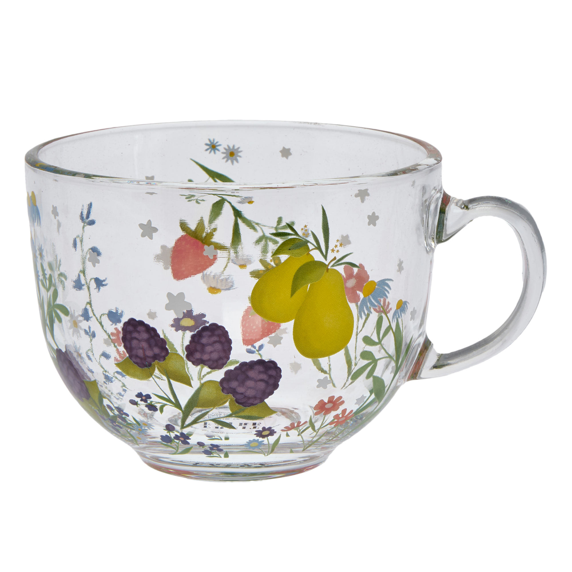 Fruit Fayre Enjoy The Little Things Floral Glass Mug In A Box
