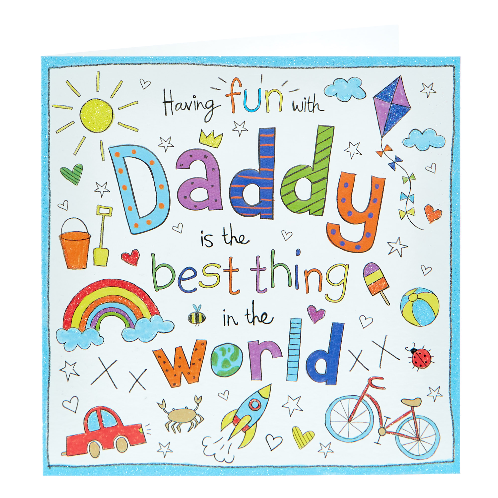 Birthday Card - Having Fun With Daddy