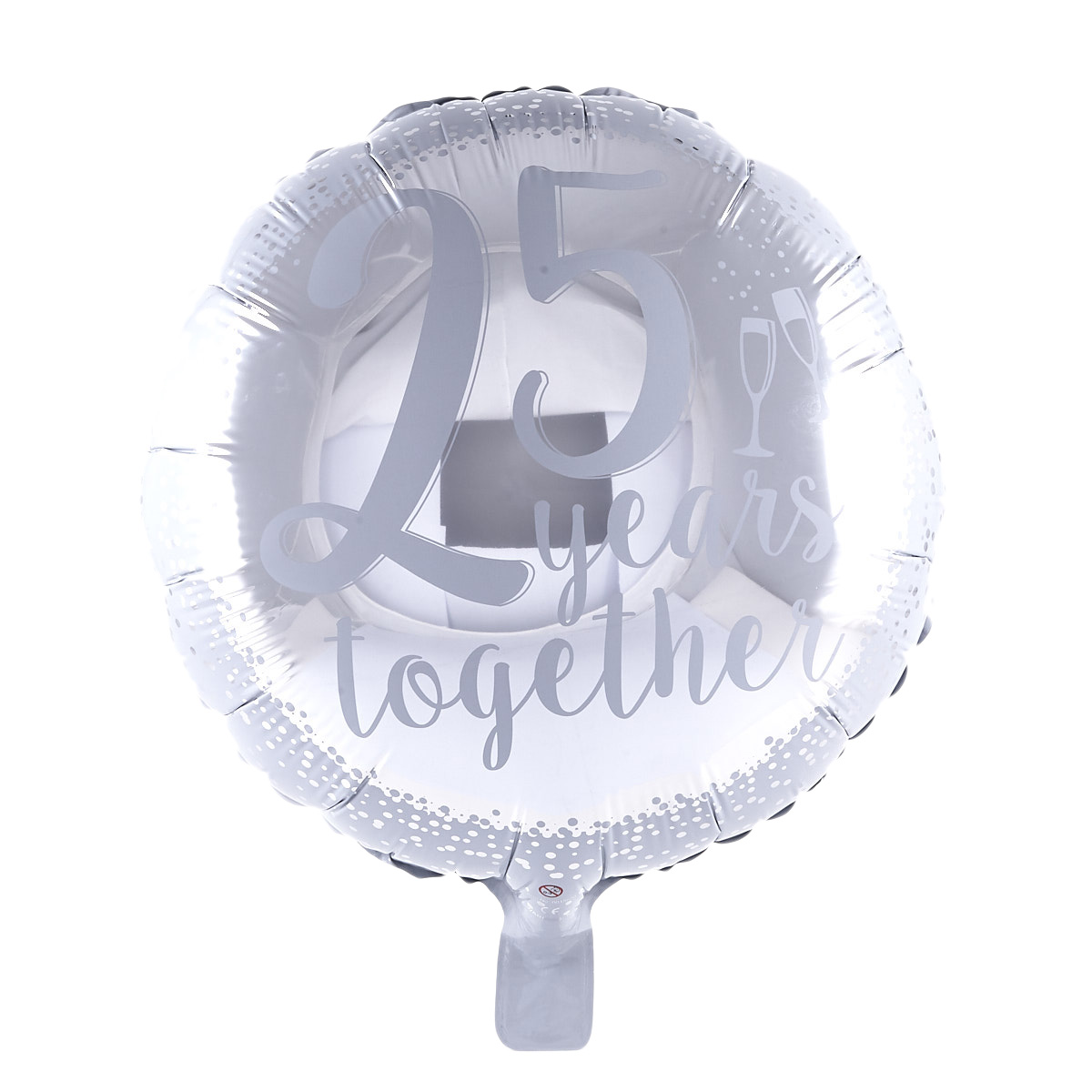 25 Years Together Anniversary Foil Helium Balloon