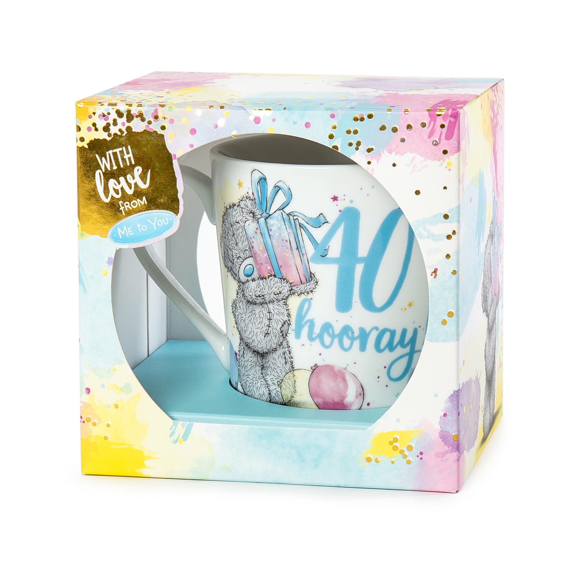 Me to You Tatty Teddy 40th Birthday Boxed Mug