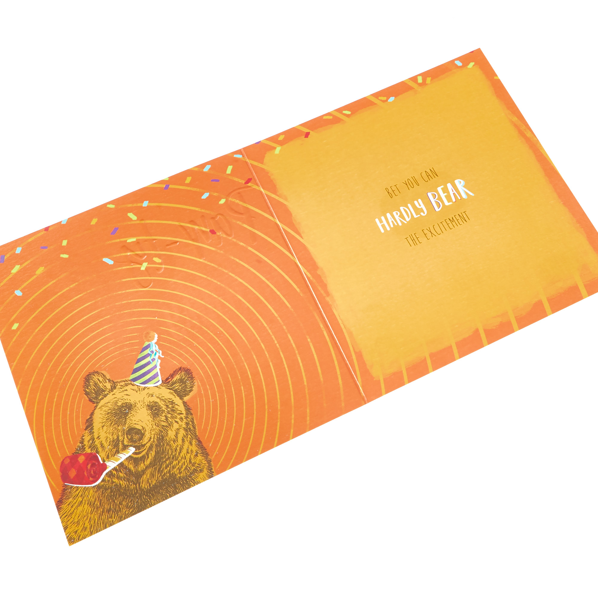 Birthday Card - Paw-ty Bear