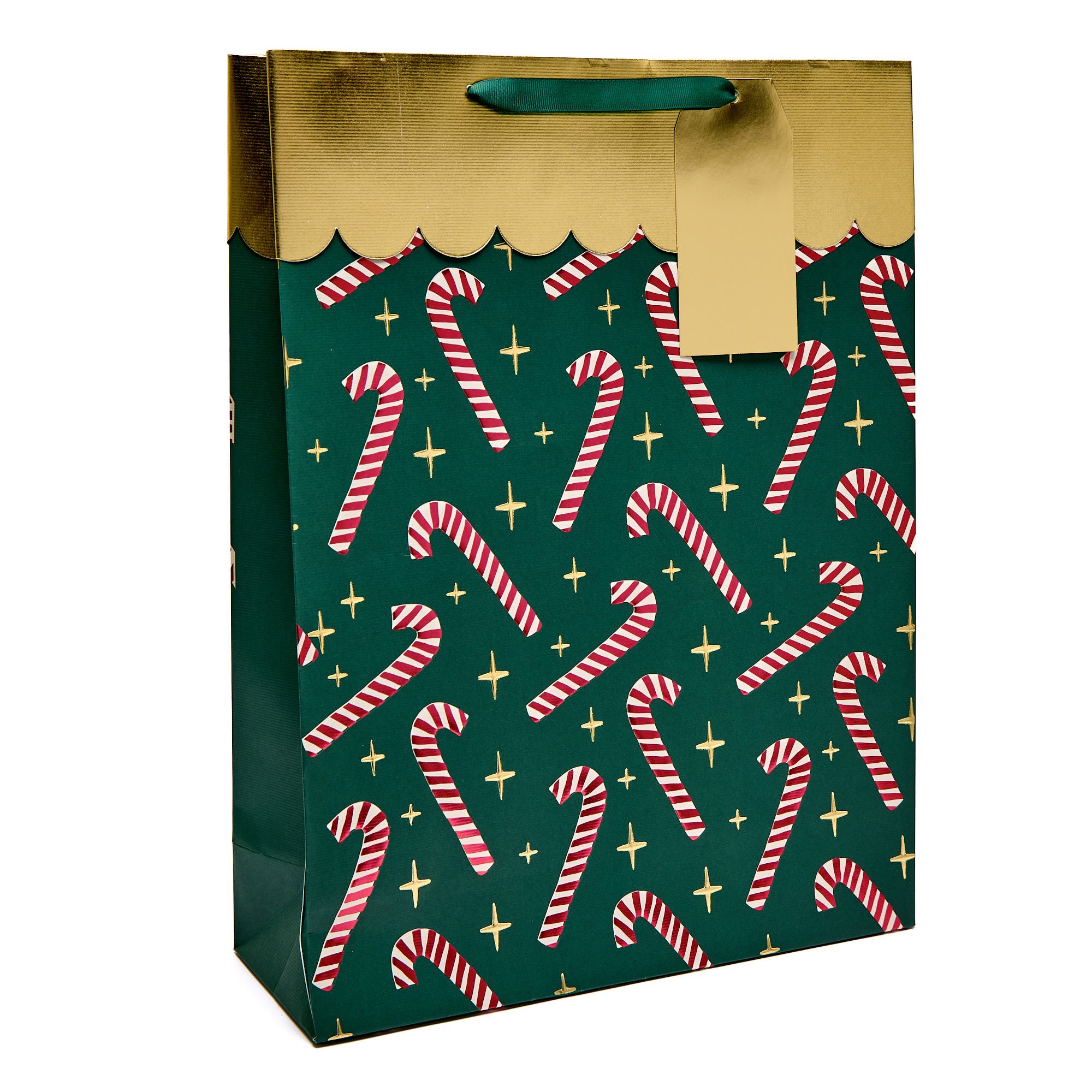 Candy Canes Extra Large Portrait Gift Bag 
