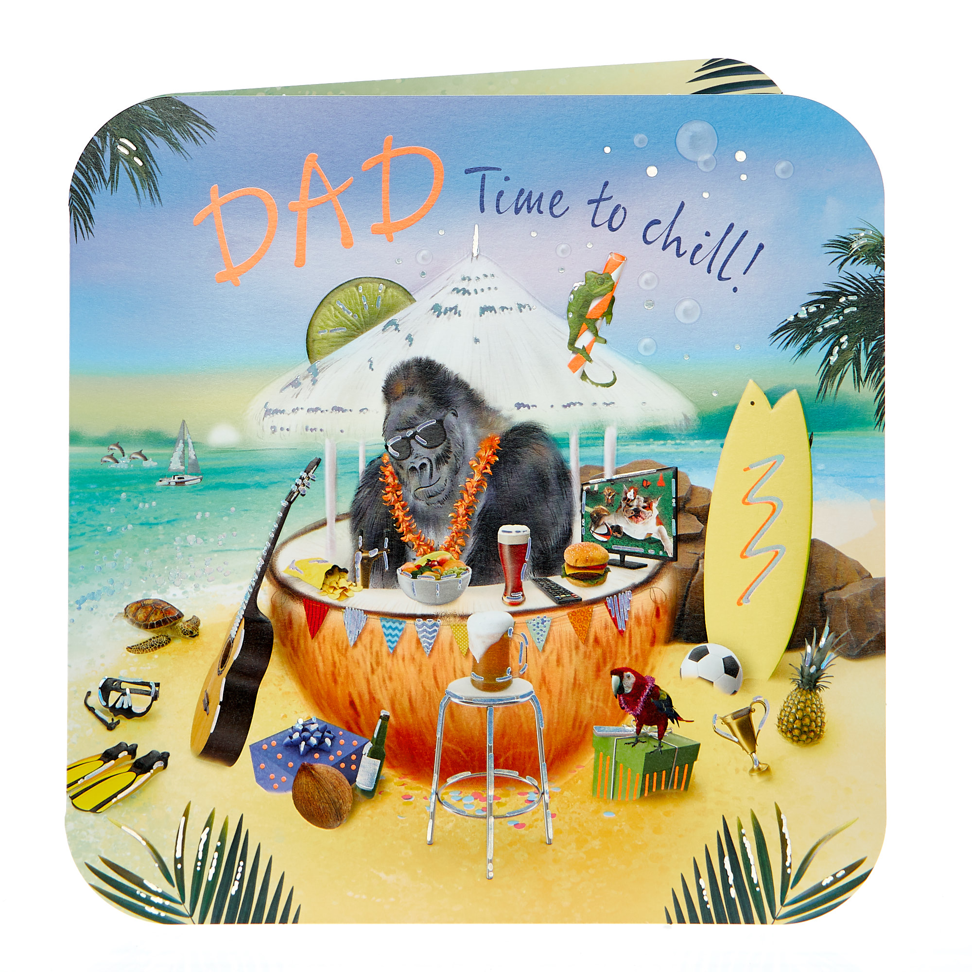 Platinum Collection Father's Day Card - Dad, Chill 