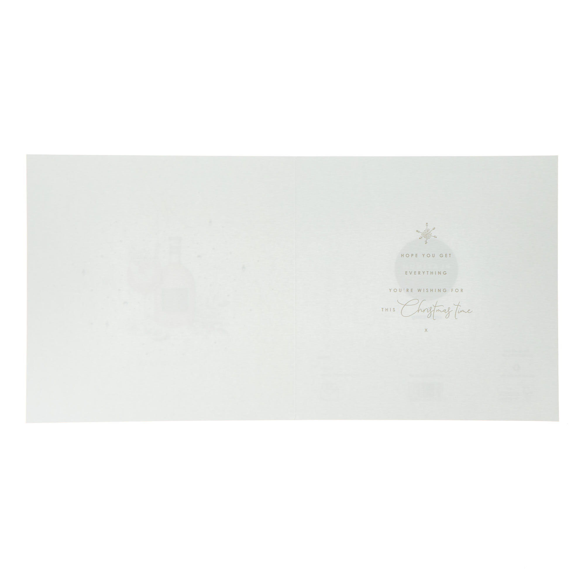 With Love Mum Bubbly Christmas Card