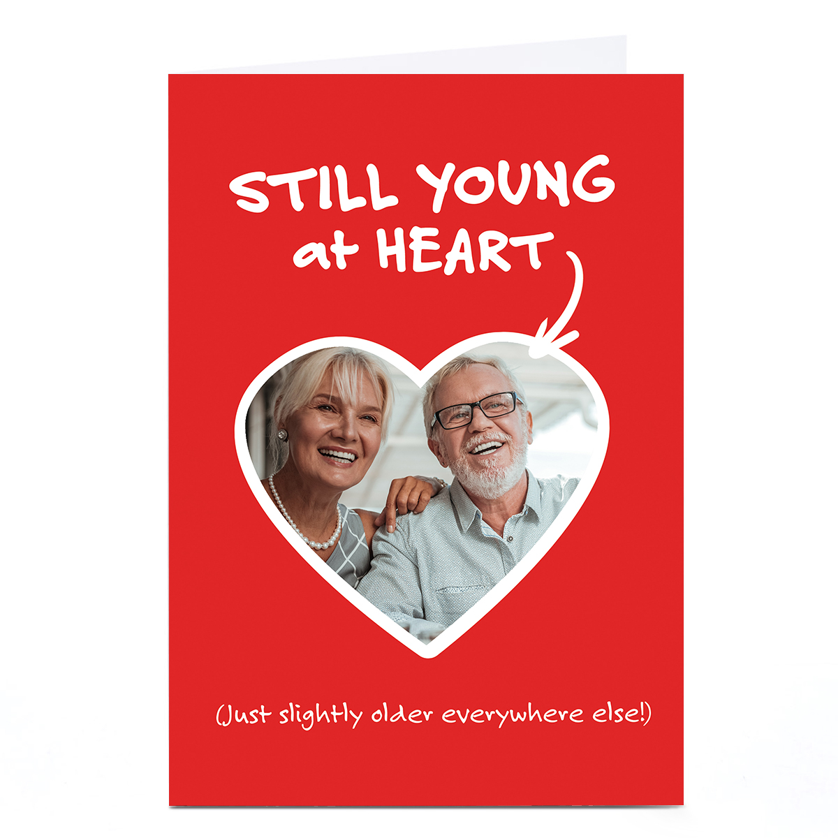 Personalised Emotional Rescue Photo Card - Still Young At Heart