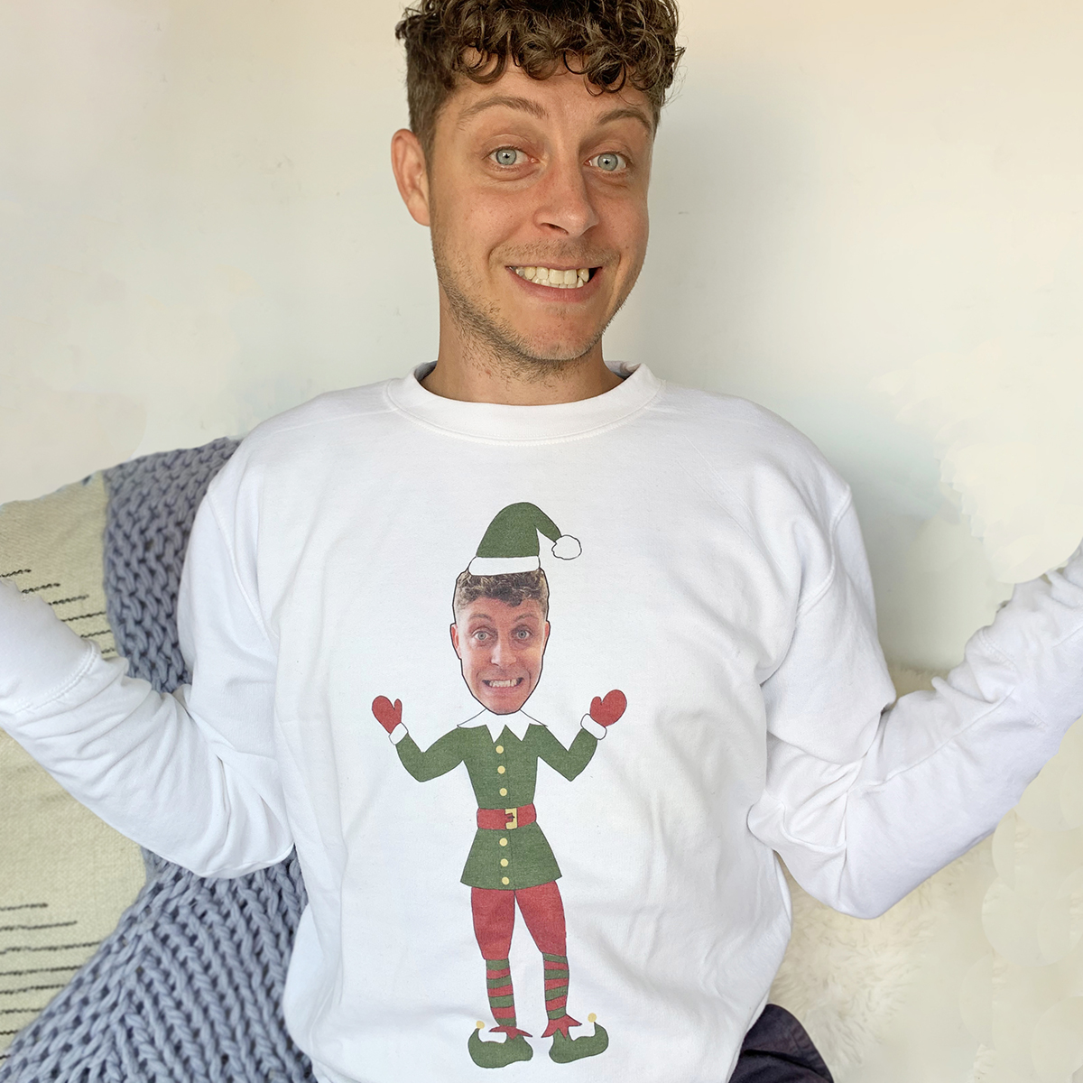 Photo Upload Jumper - Elf Yourself