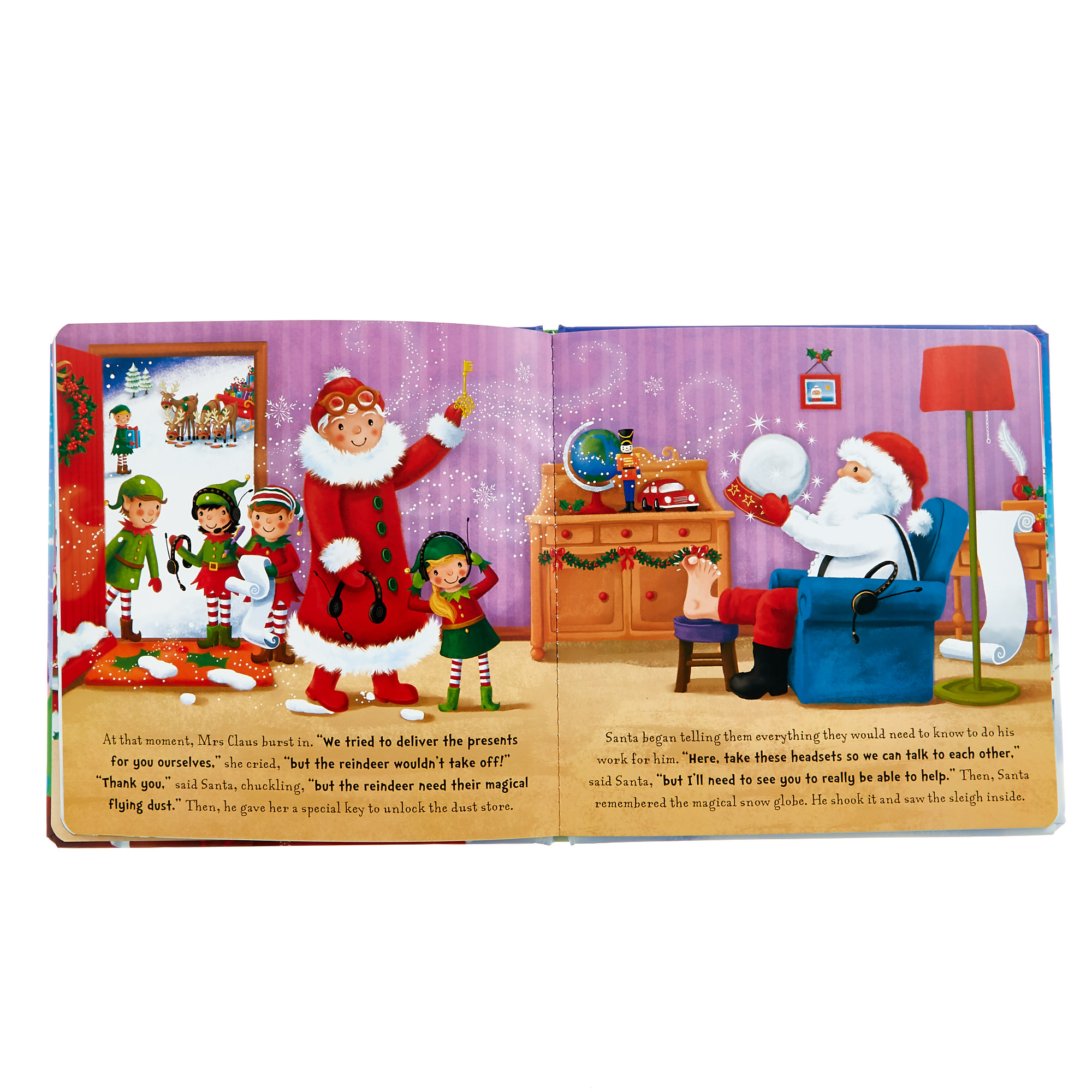 Santa's Snow Globe Story Book