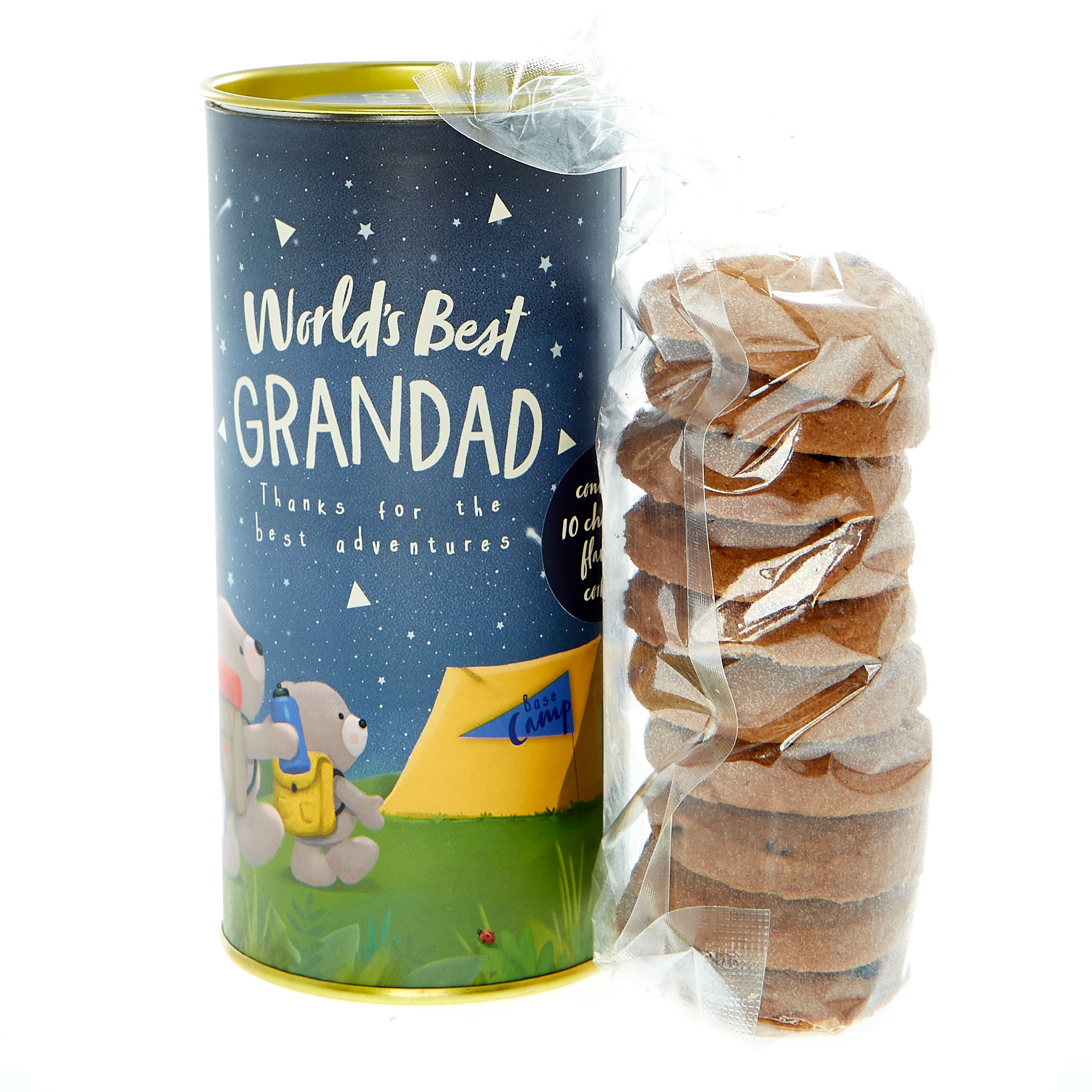 World's Best Grandad Tea & Cookies In A Can 