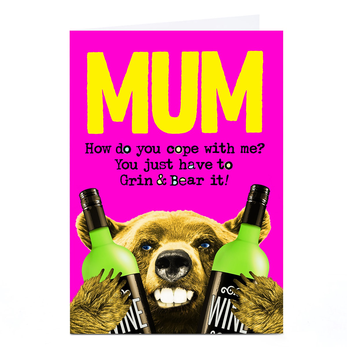 Personalised PG Quips Card - Mum, How Do You Cope?