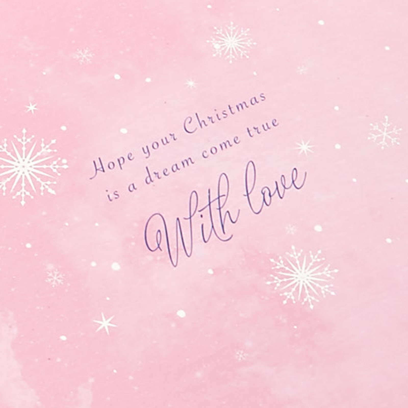 Boutique Collection Christmas Card - Granddaughter Swan
