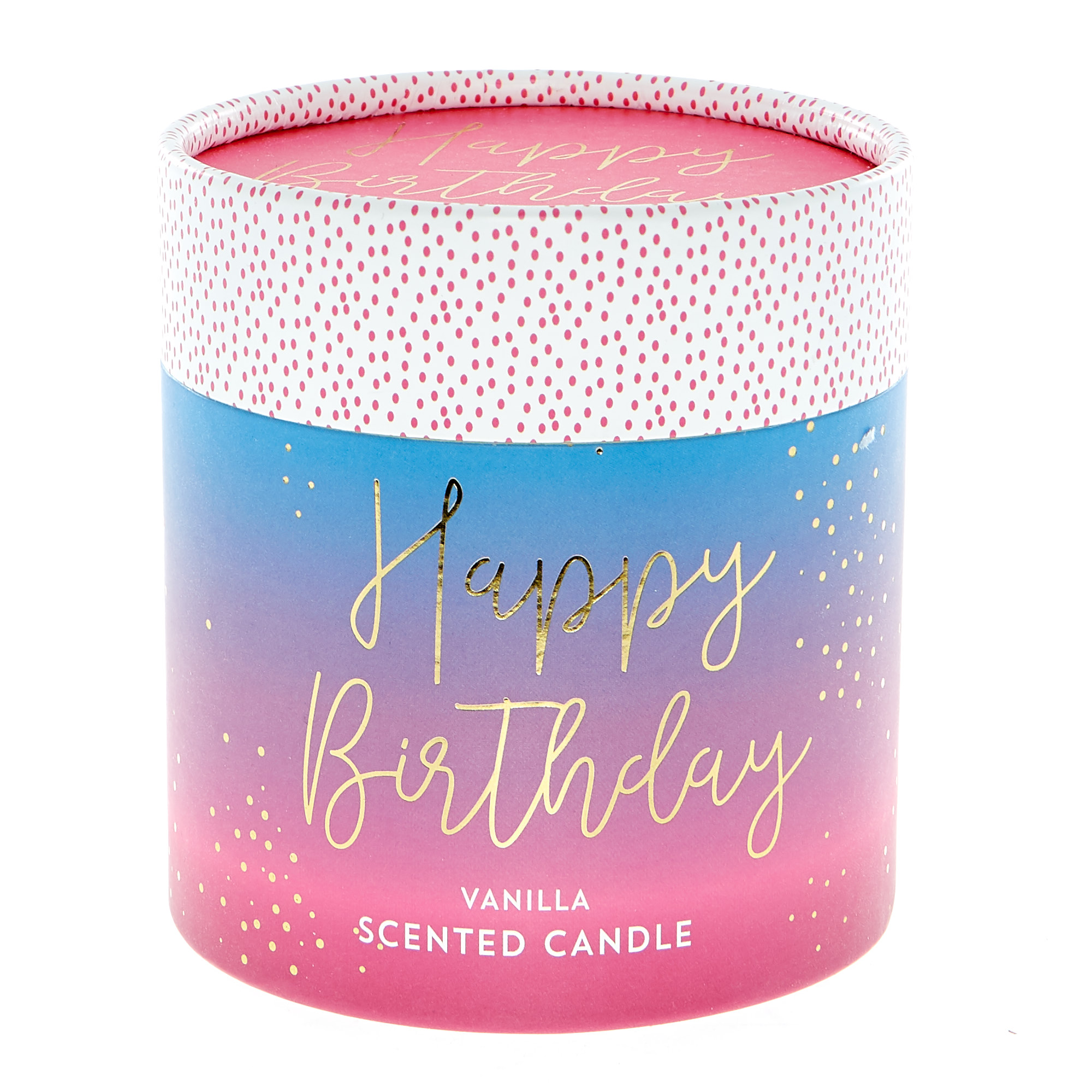 Happy Birthday Vanilla Scented Celebration Candle
