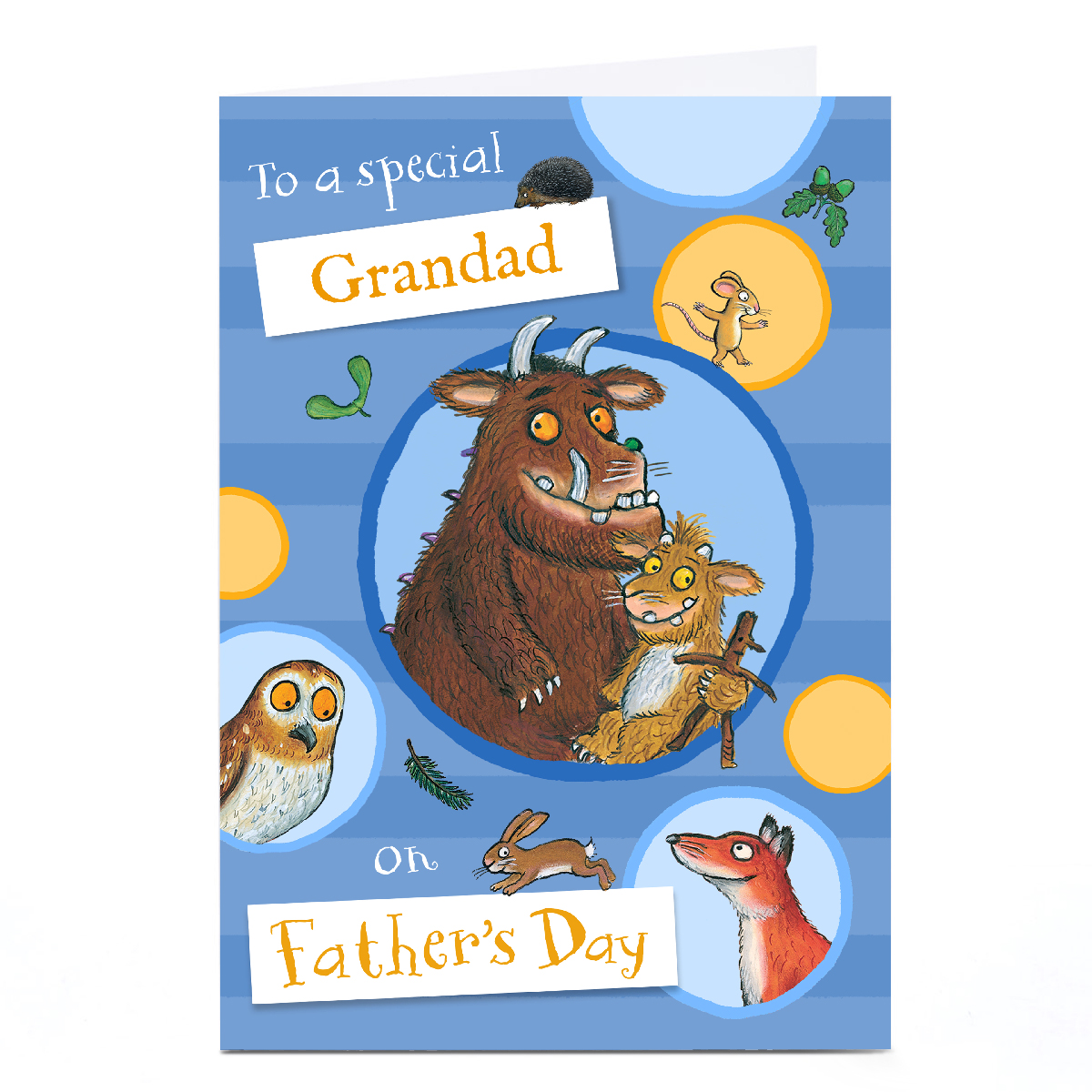 Personalised Gruffalo Father's Day Card - To a Special Grandad