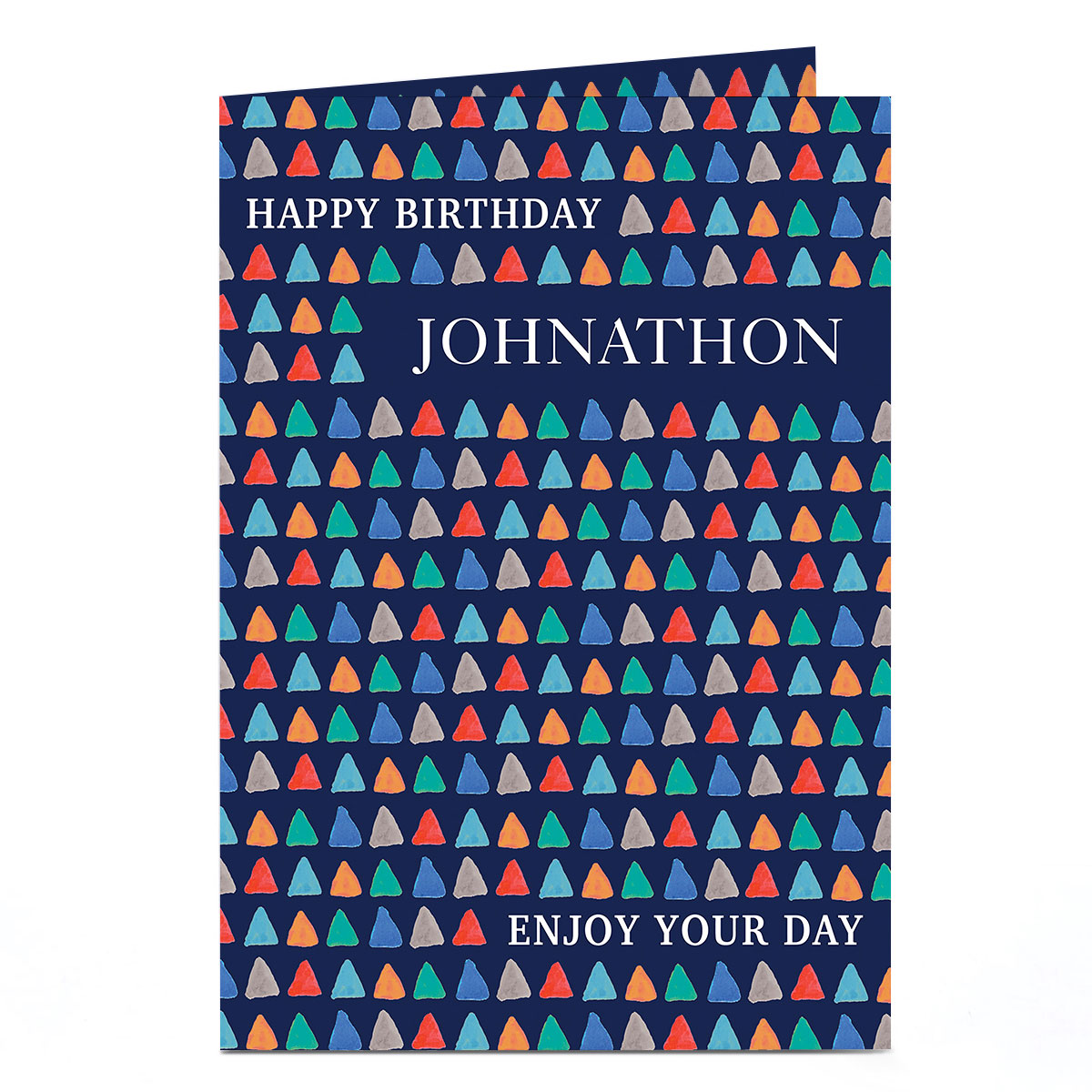 Personalised Birthday Card - Enjoy Your Day