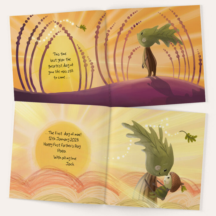 Personalised This Time Last Year 1st Father's Day Book