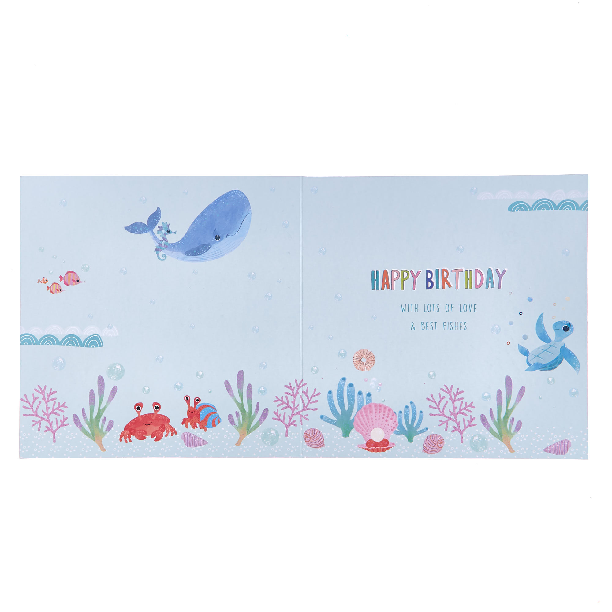Exquisite Collection 3D Birthday Card - Under The Sea