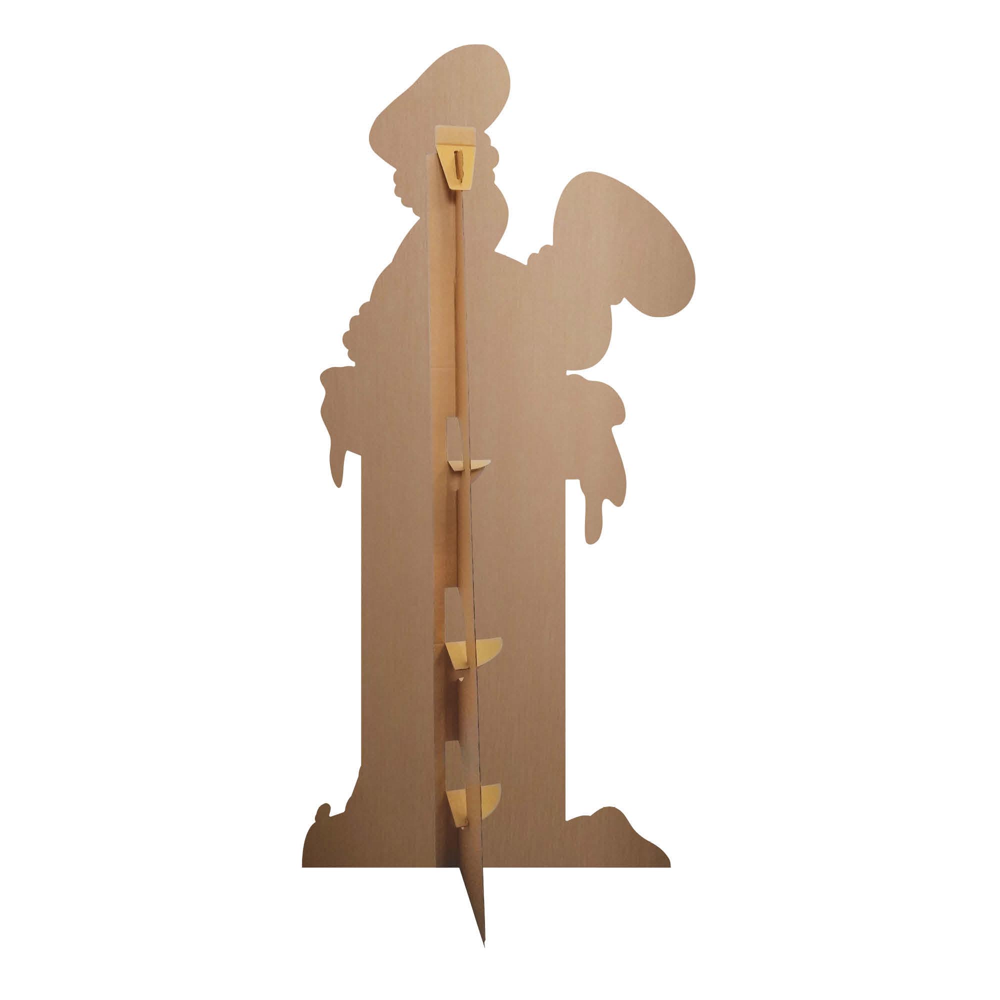 Santa Stuck in Chimney Cardboard Cutout 