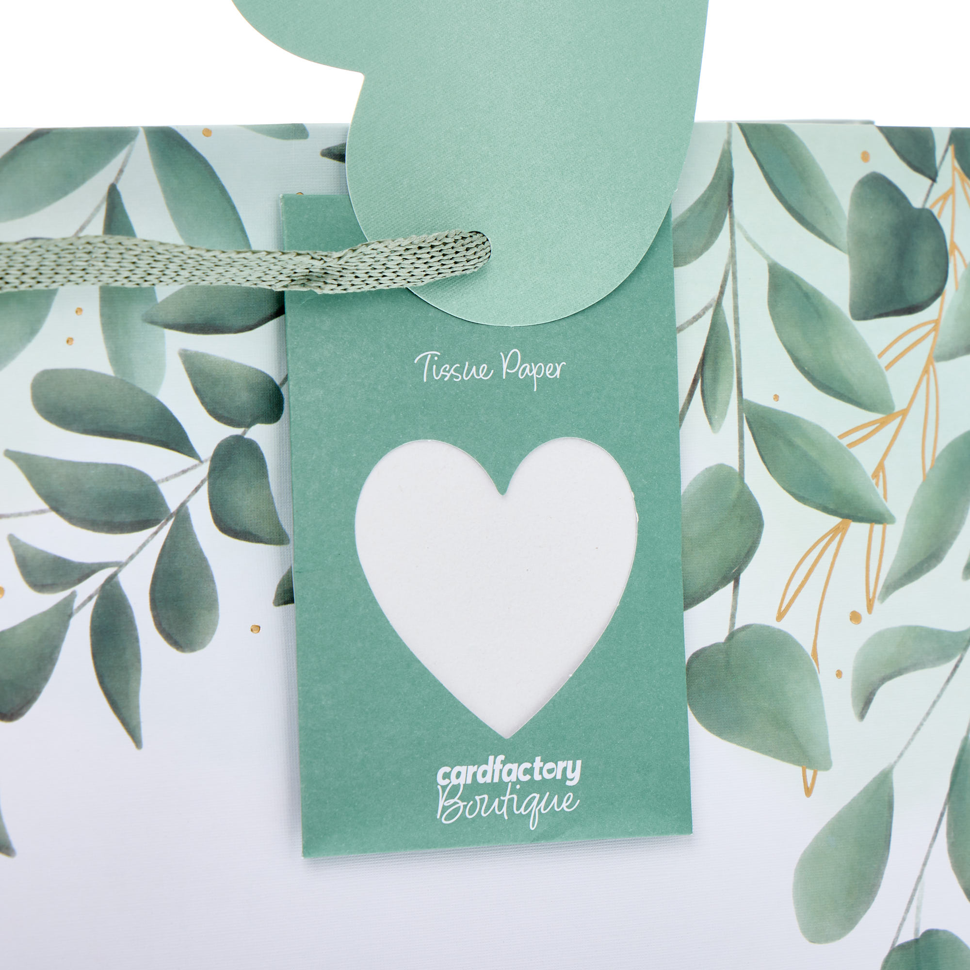Wedding Foliage Giant Square Gift Bag With Tissue Paper