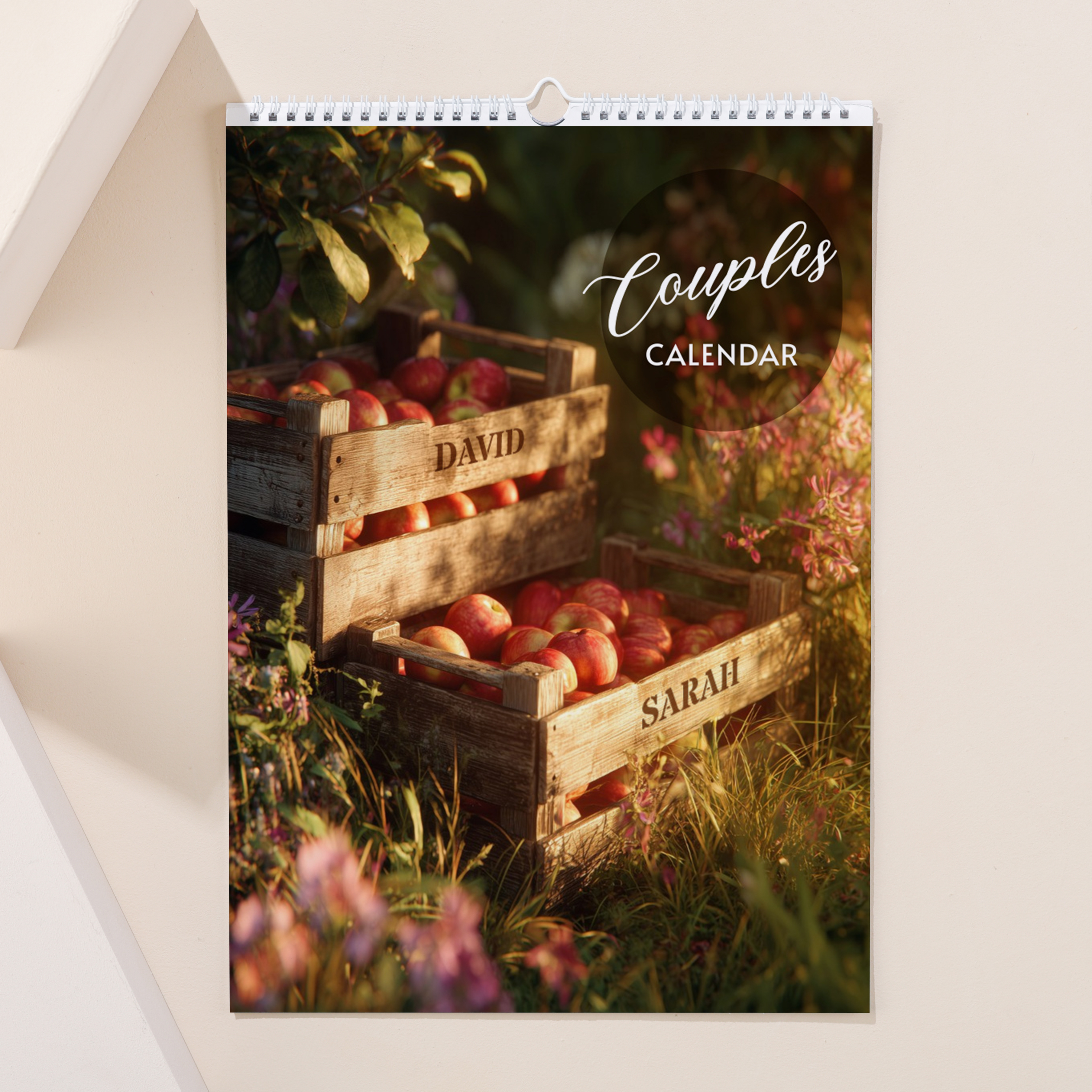 Personalised His And Hers Couples Calendar (Any Year)