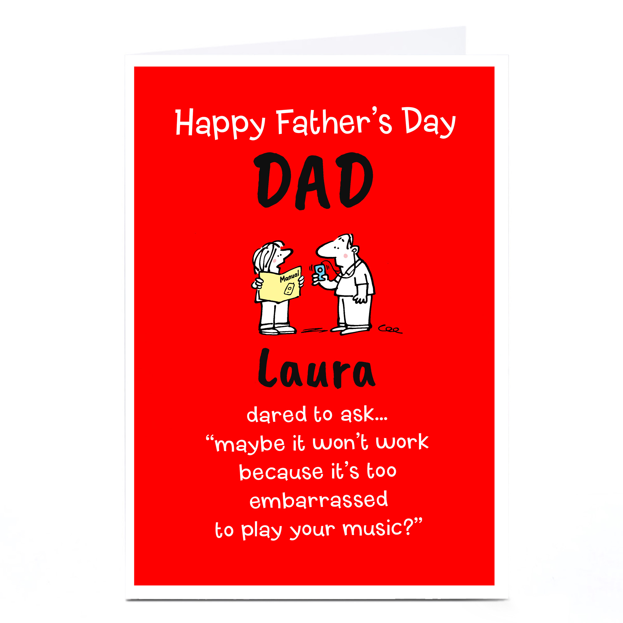 Personalised Father's Day Card - Dared To Ask...