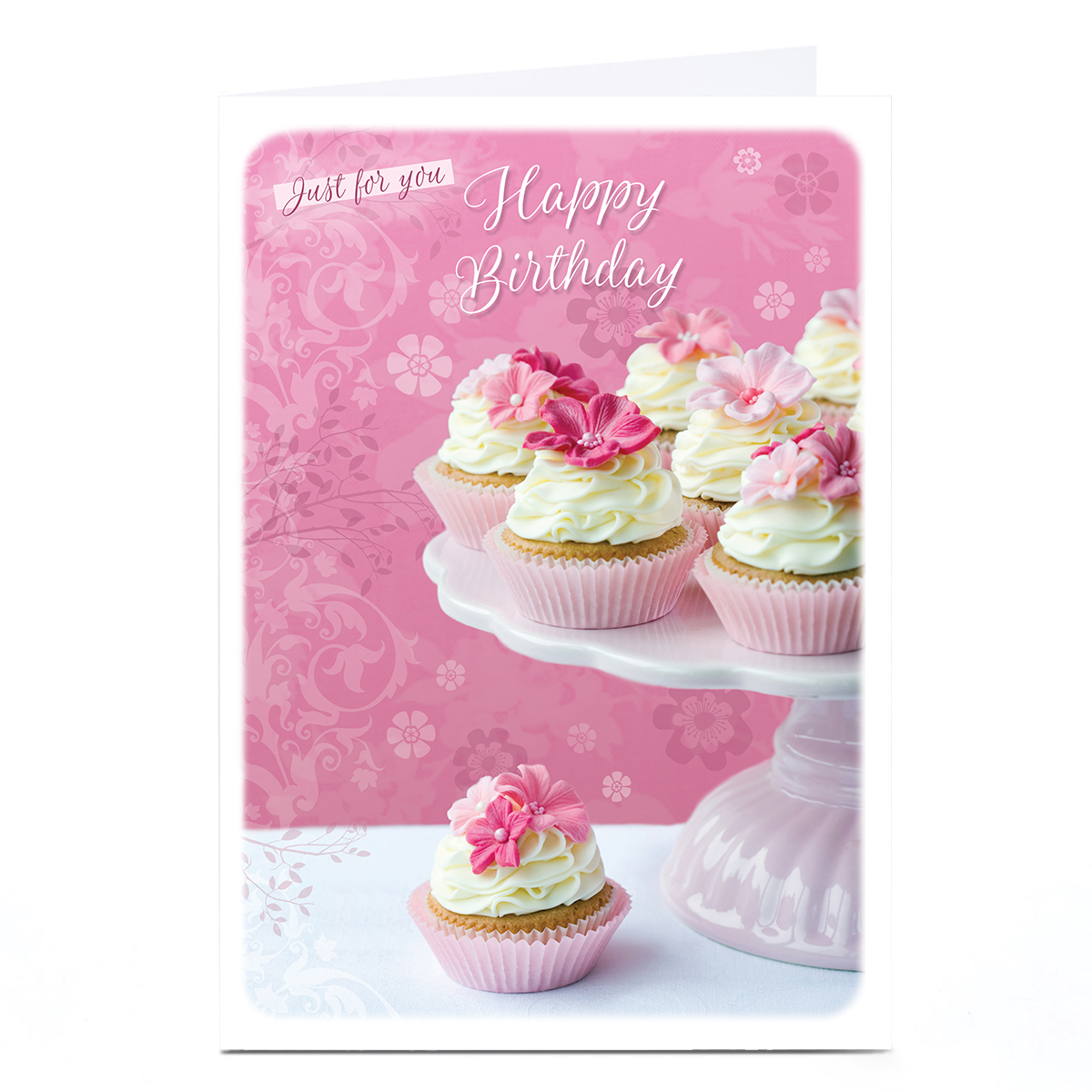 Birthday Card - Pink Cupcakes