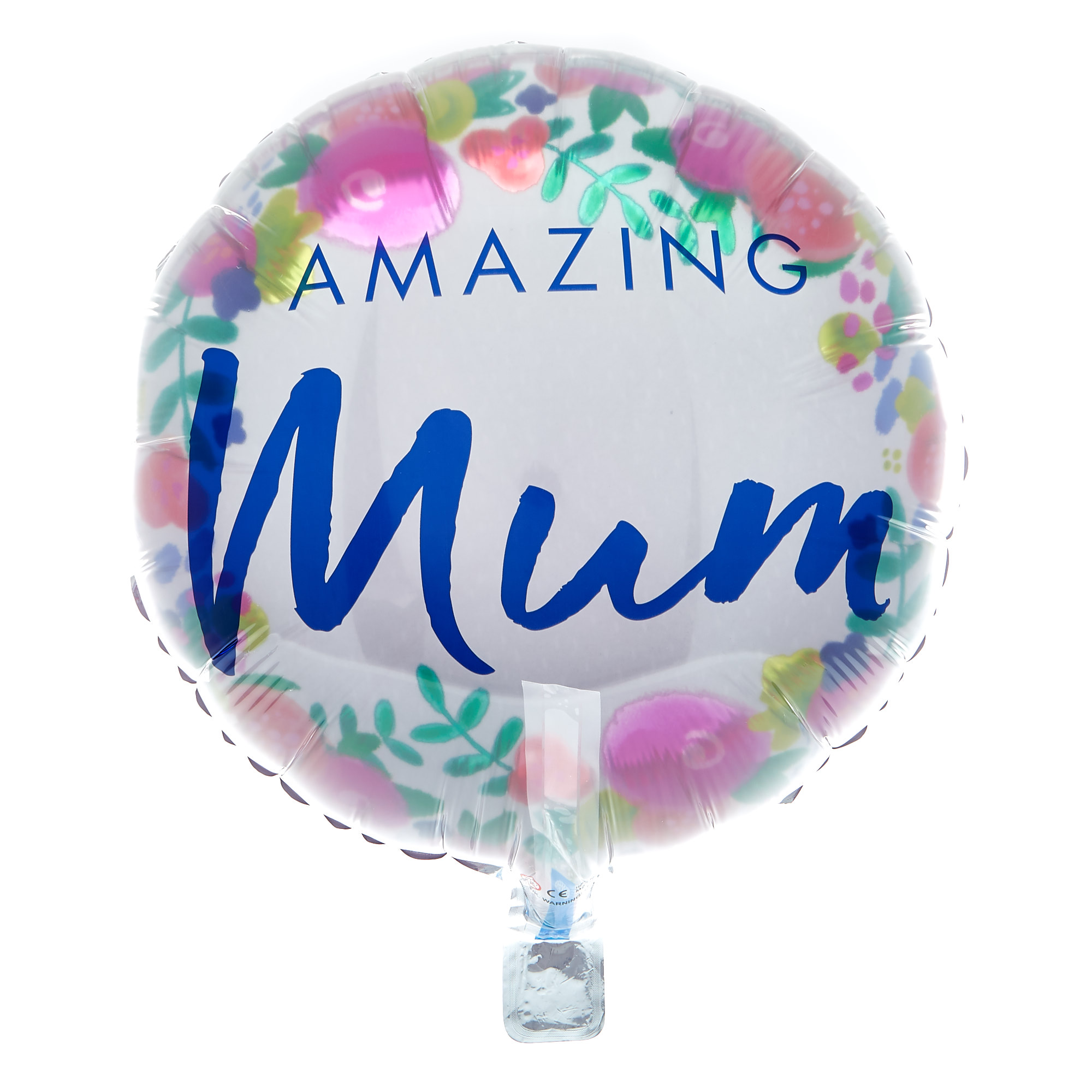 Amazing Mum 18-Inch Clear Foil Helium Balloon 
