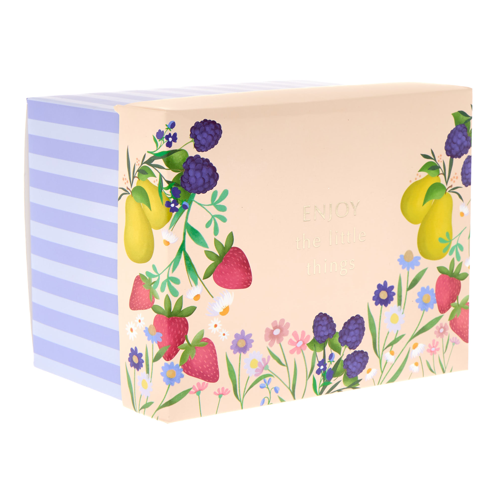 Fruit Fayre Enjoy The Little Things Floral Glass Mug In A Box