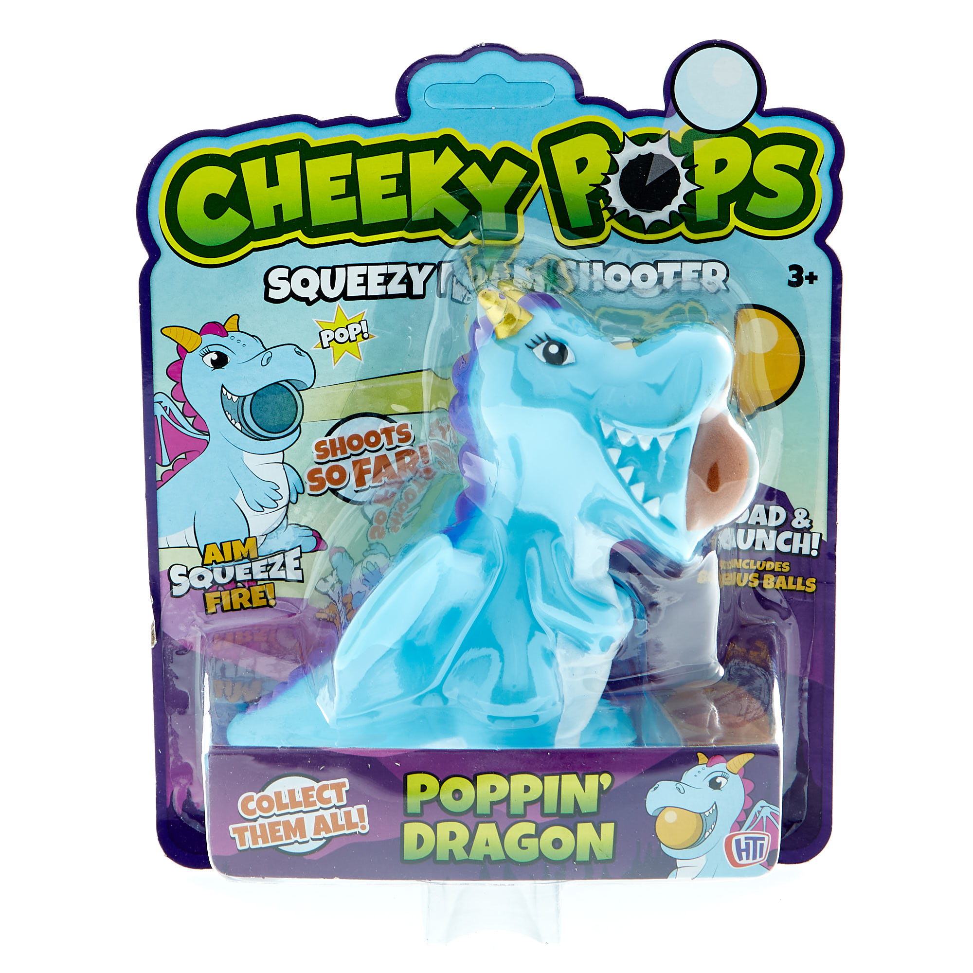 Cheeky Pops Poppin' Dragon Squeezy Foam Shooter