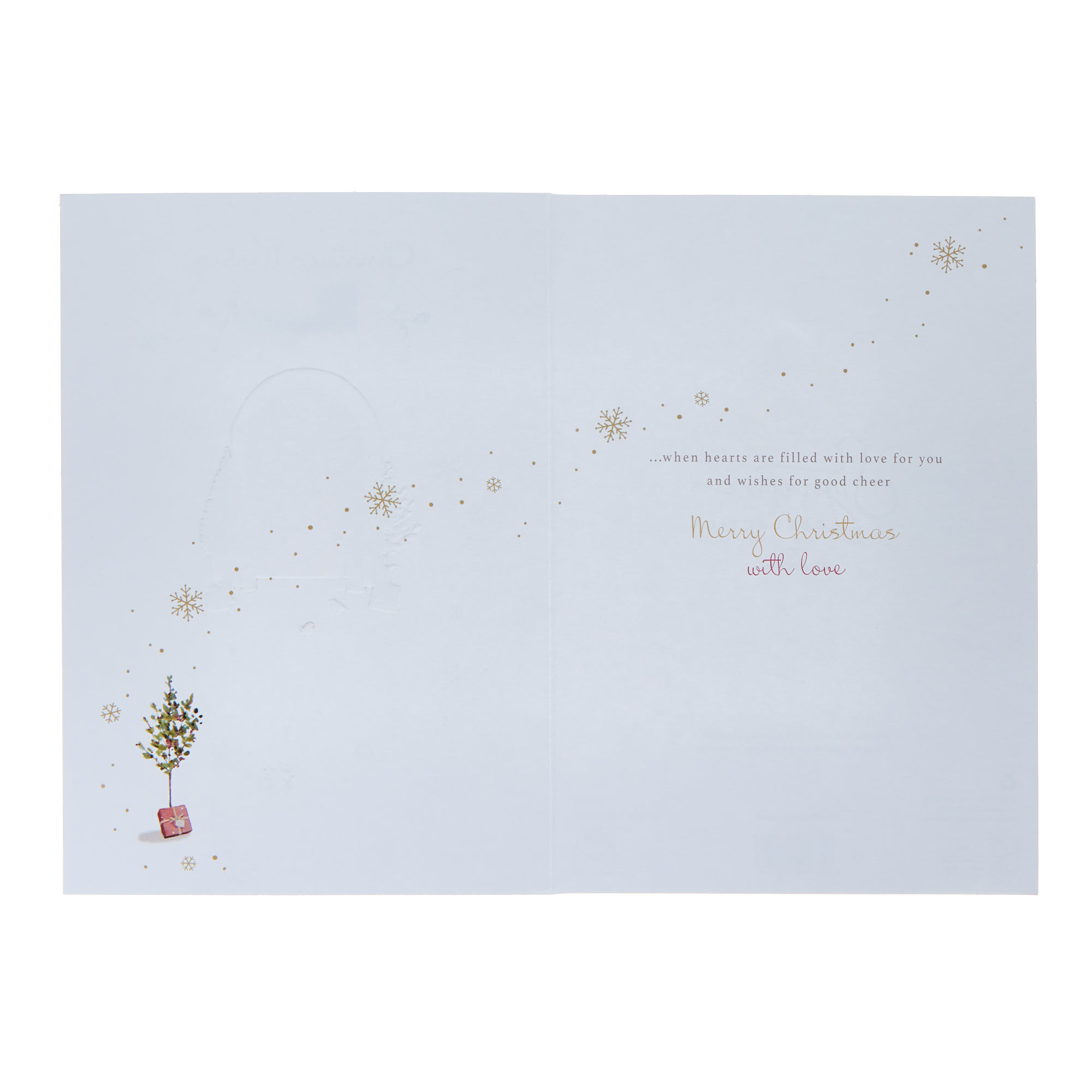 Mam Festive Red Door Christmas Card