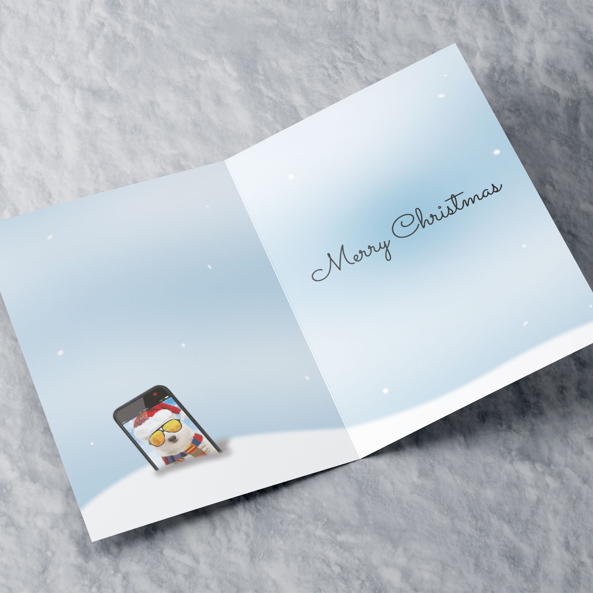 Personalised Christmas Card - Have Your Selfie A Merry Christmas Brother