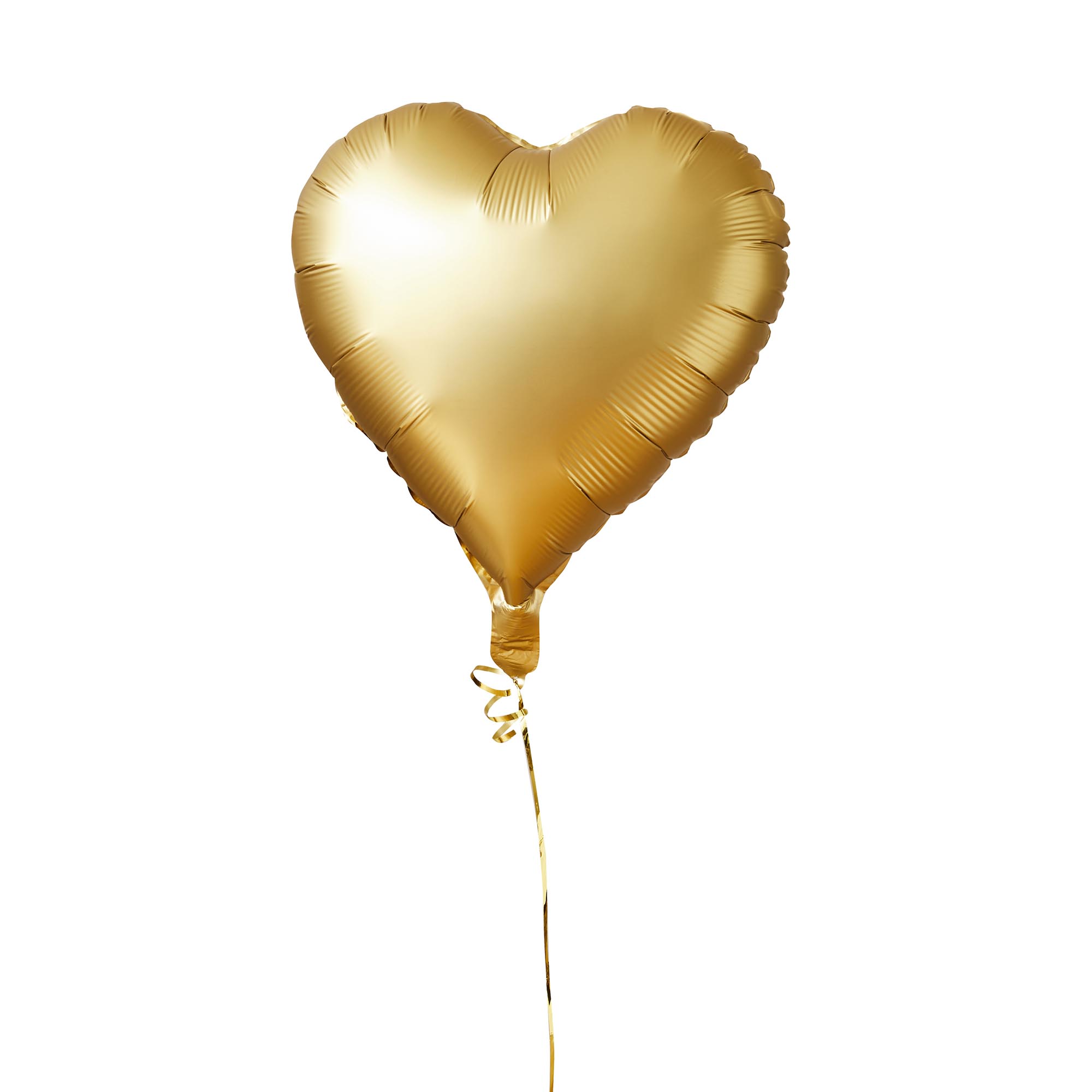 Gold Heart 18-Inch Foil Balloon