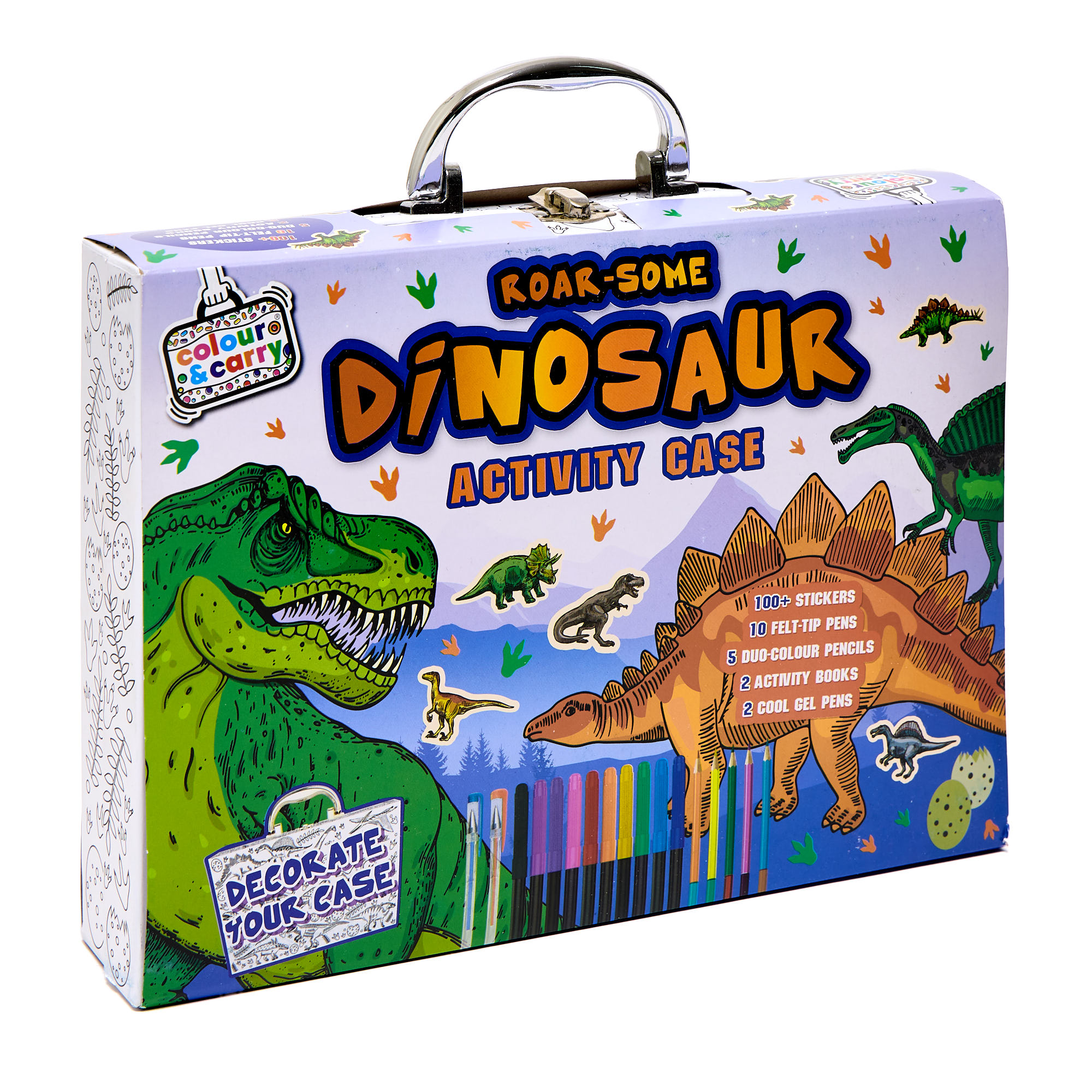 Dinosaur Colour & Carry Activity Case