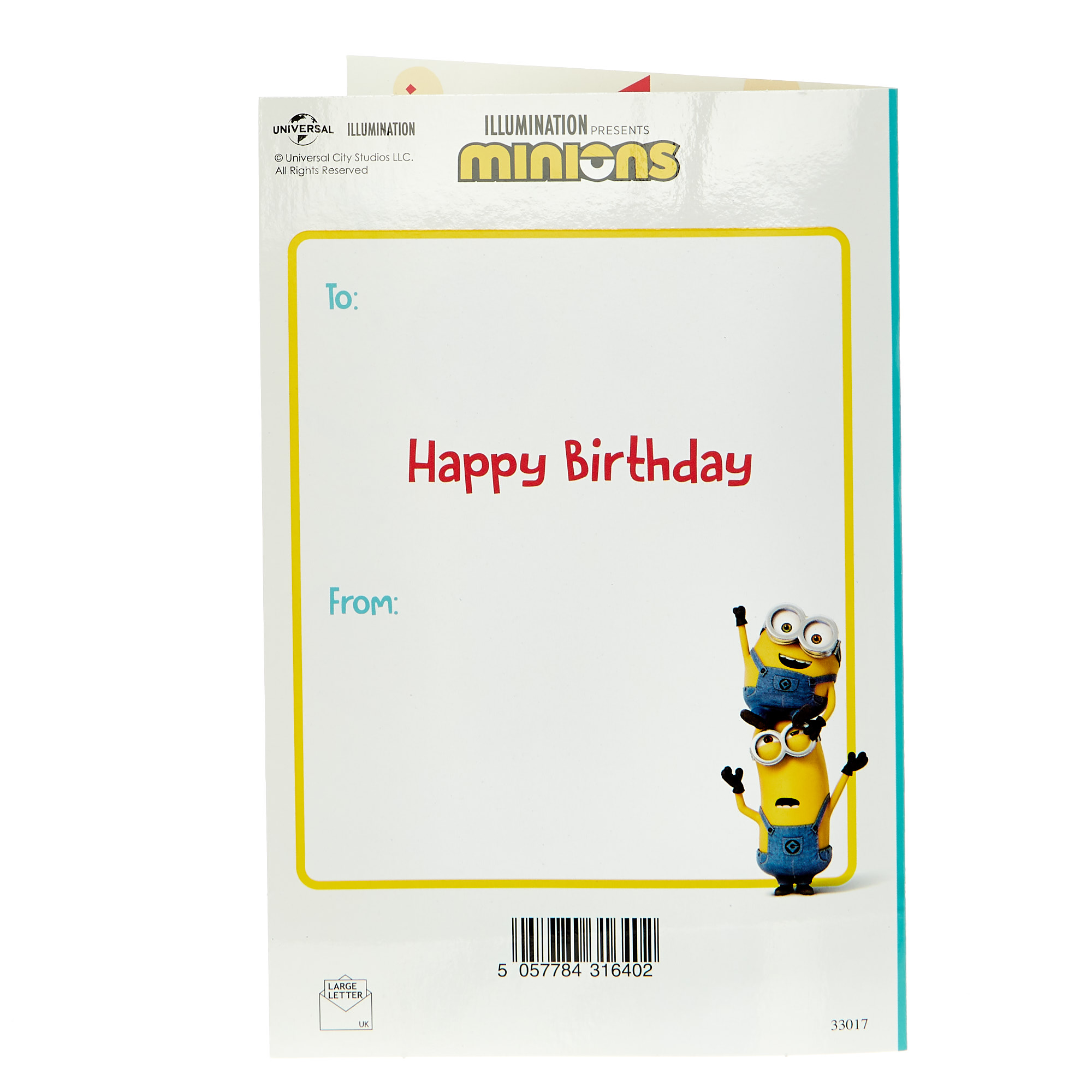Minions Pop-Up Birthday Card