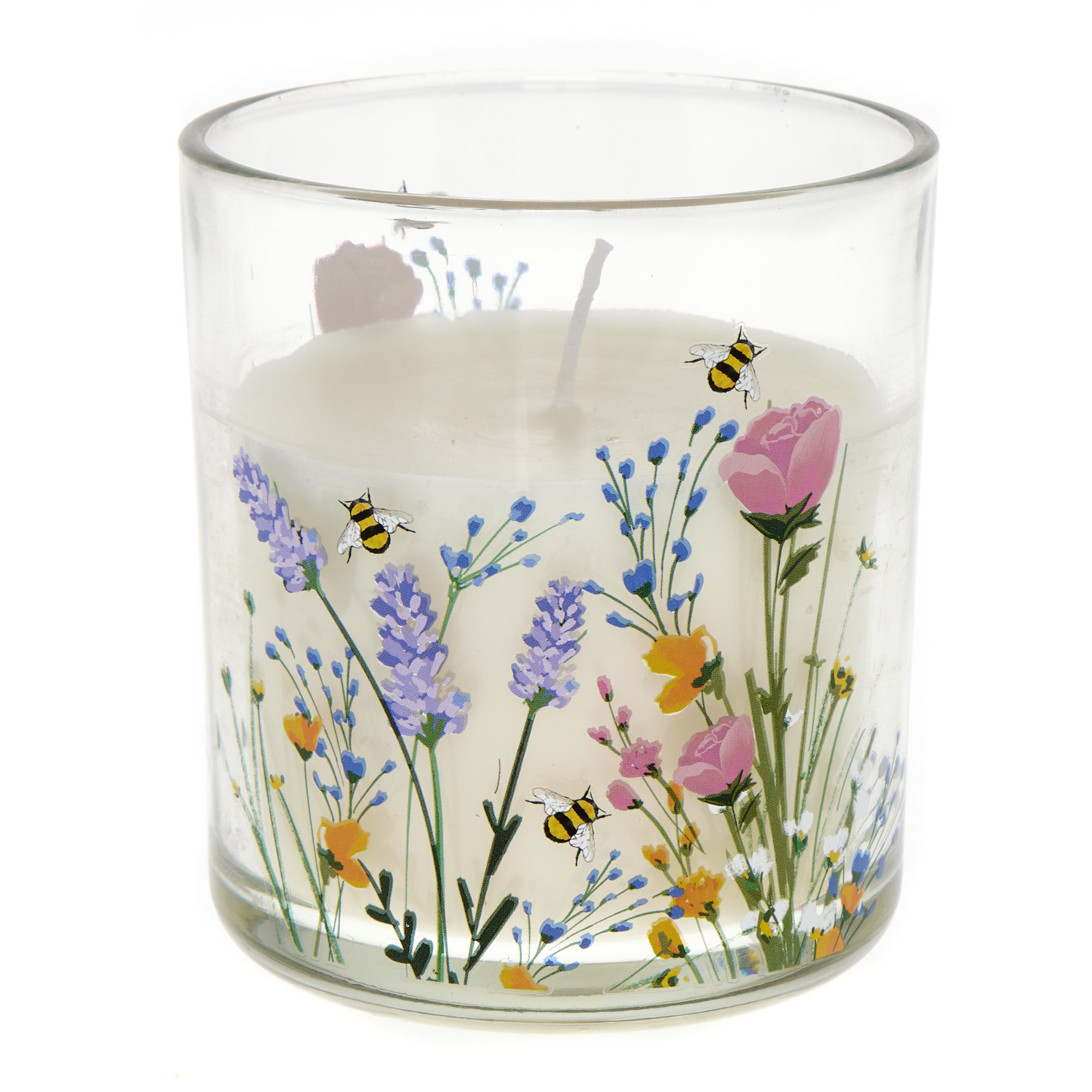 Bee Happy Honey & Nectarine Scented Candle